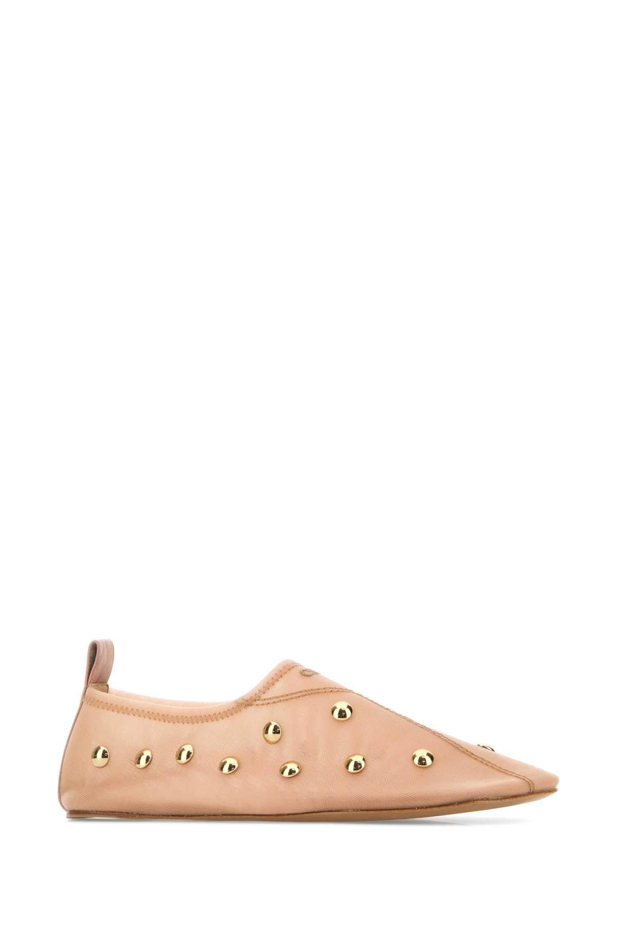 Chloe Women Pink Mesh Rita Ballerinas CHLOE