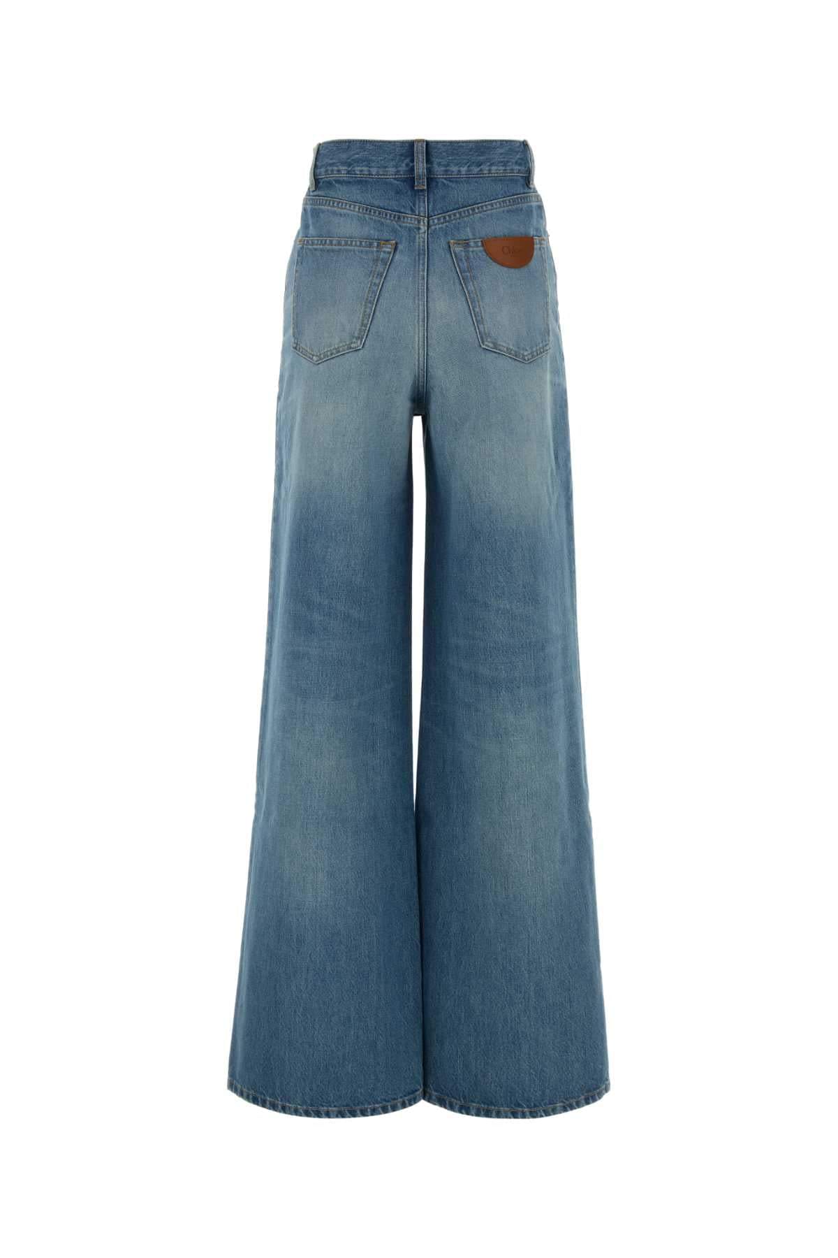 Chloe Women Denim Wide-Leg Jeans CHLOE