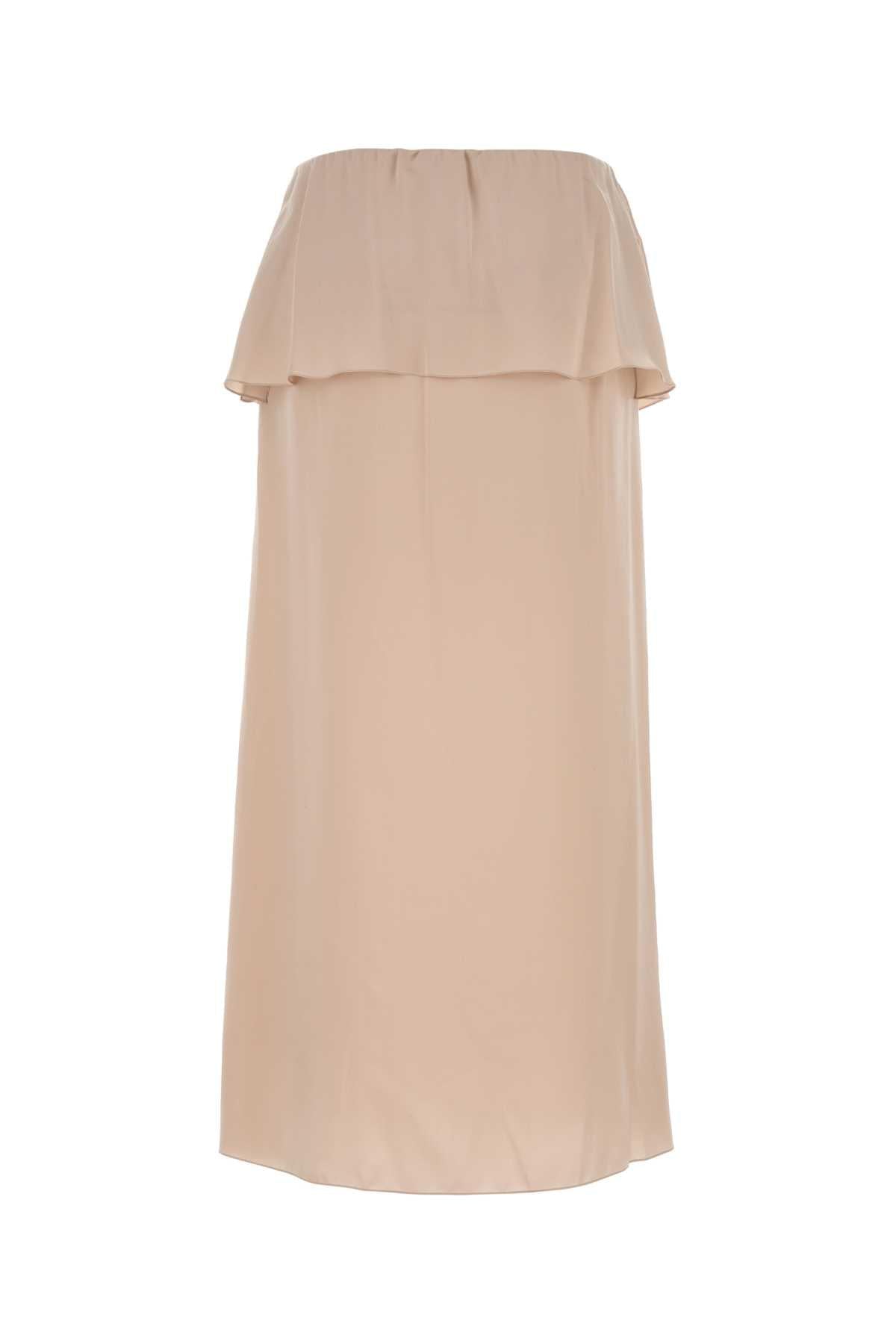 Chloe Women Pastel Pink Satin Skirt CHLOE
