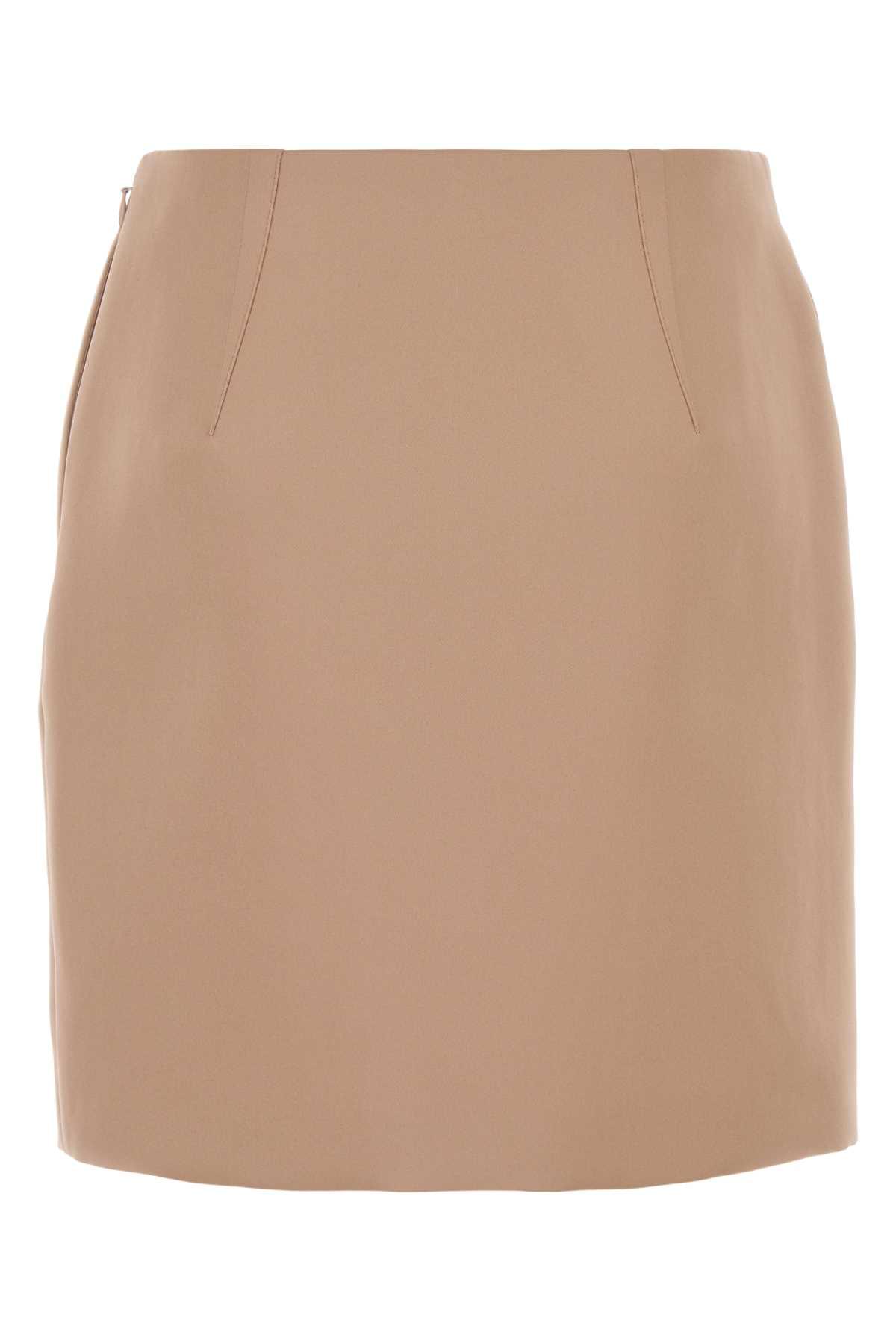 Chloe Women Powder Pink Satin Mini Skirt CHLOE