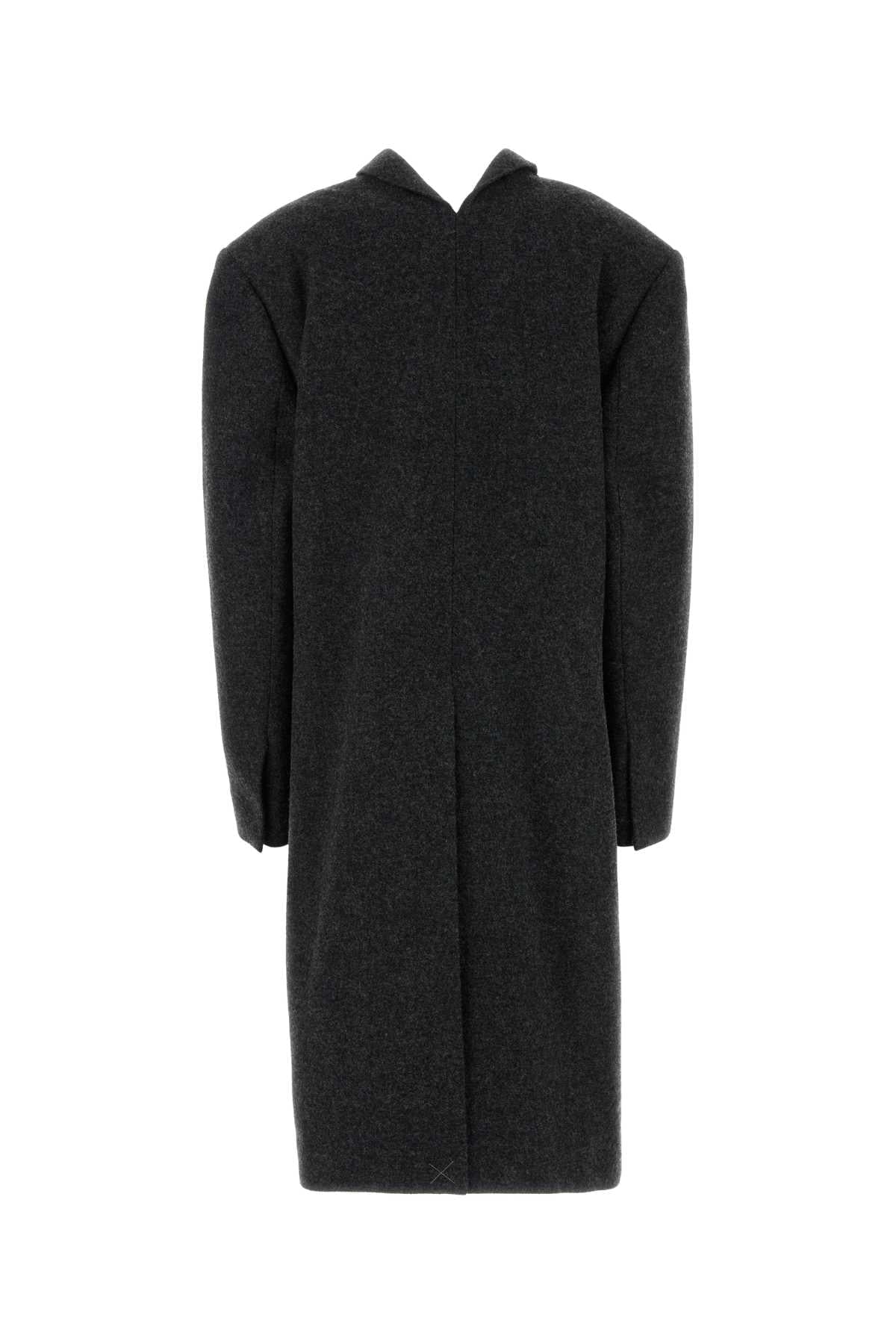 Prada Women Slate Wool Coat PRADA
