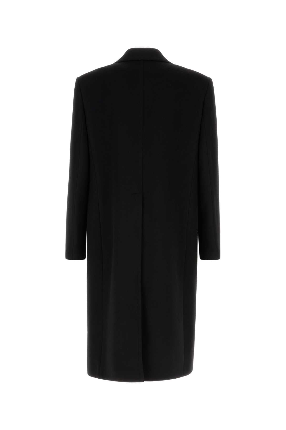 Gucci Men Black Wool Blend Coat GUCCI