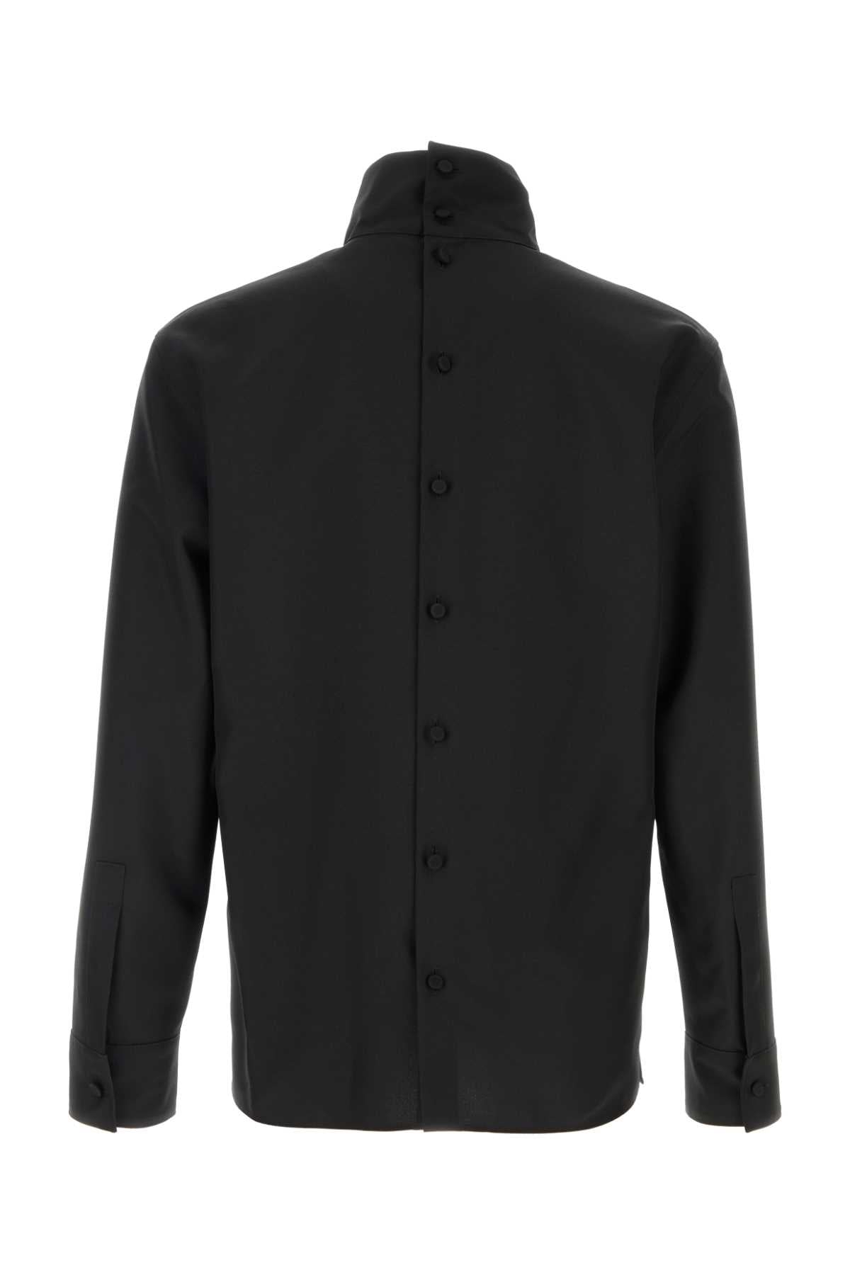 Gucci Men Black Tech Panama Shirt GUCCI