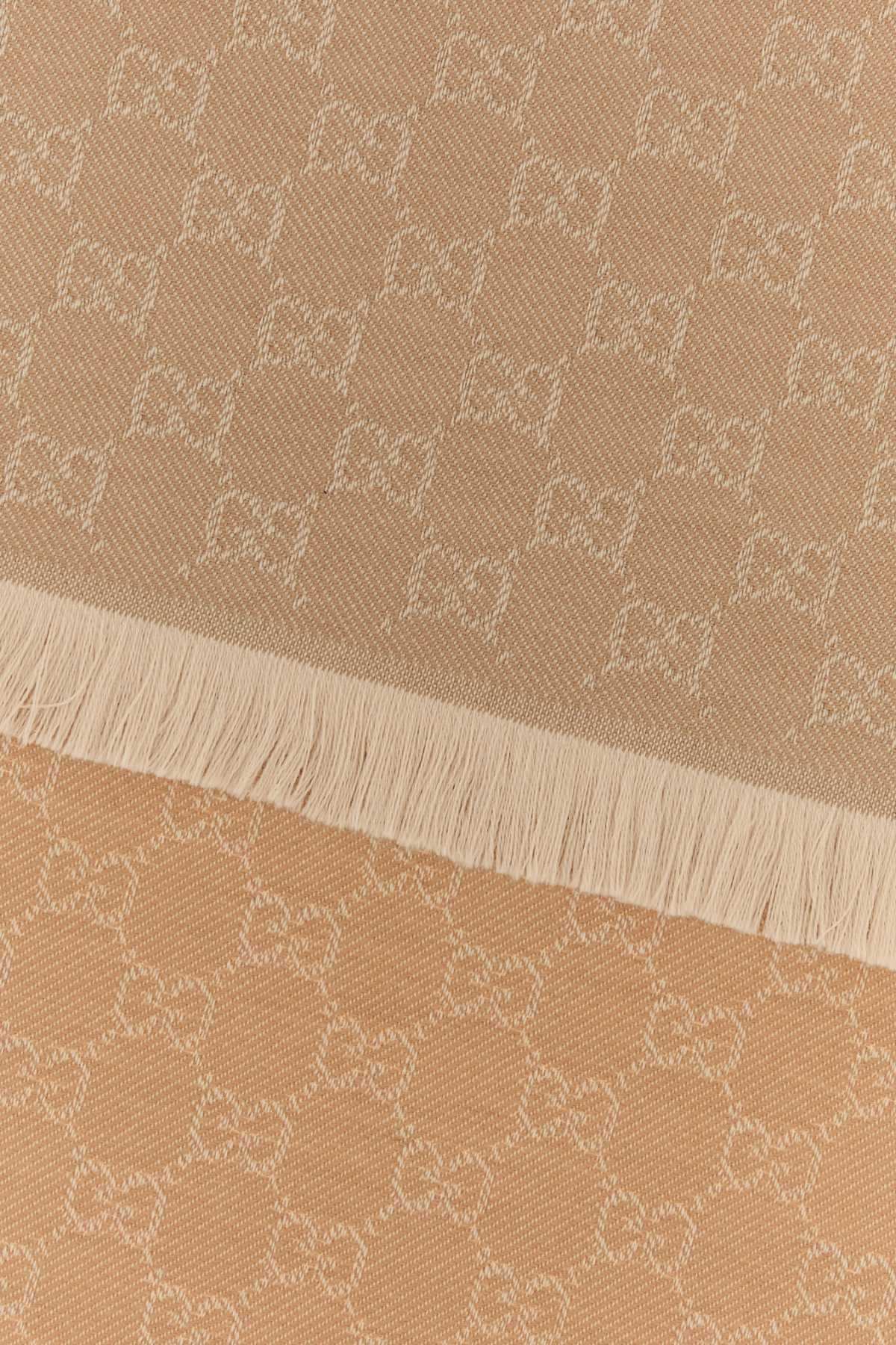 Gucci Women Embroidered Wool Scarf GUCCI