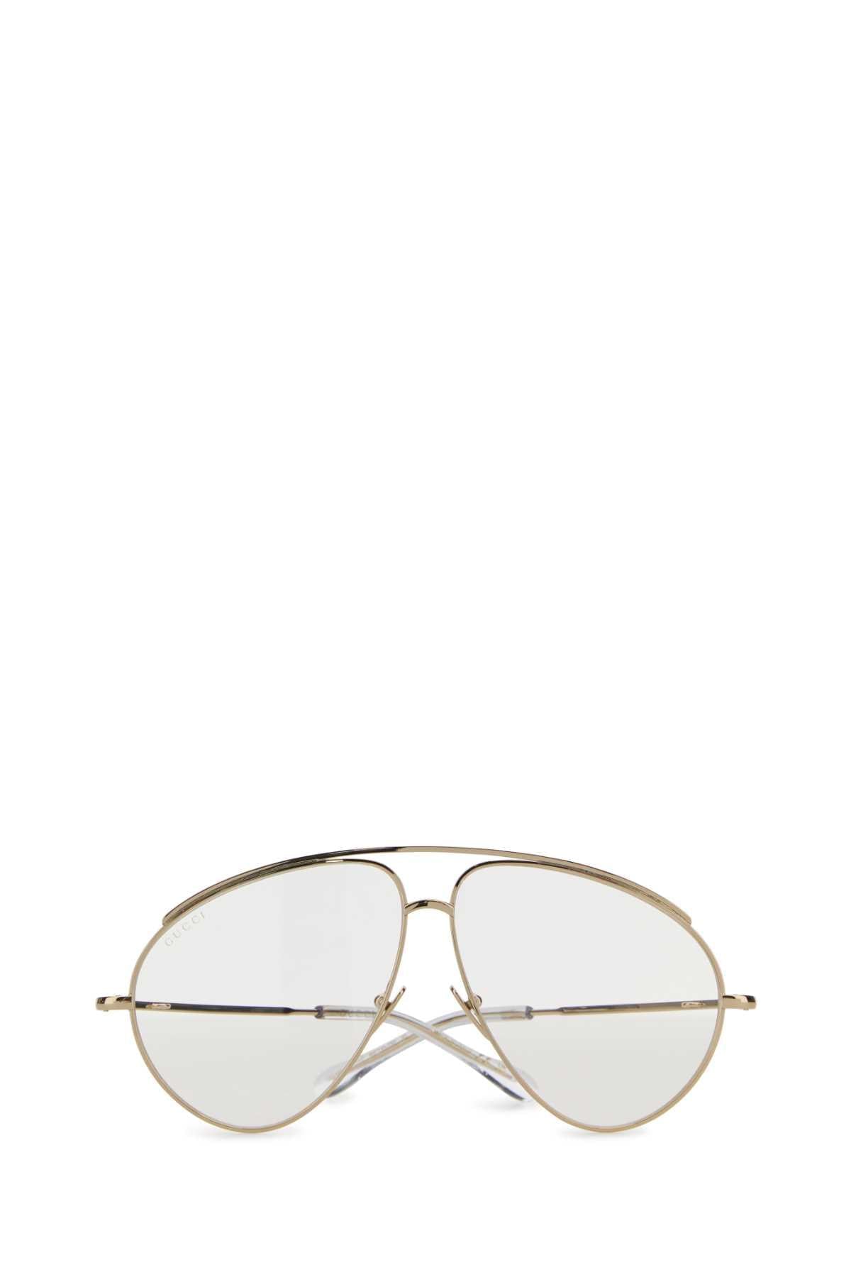 Gucci Women Gold Metal Glasses GUCCI