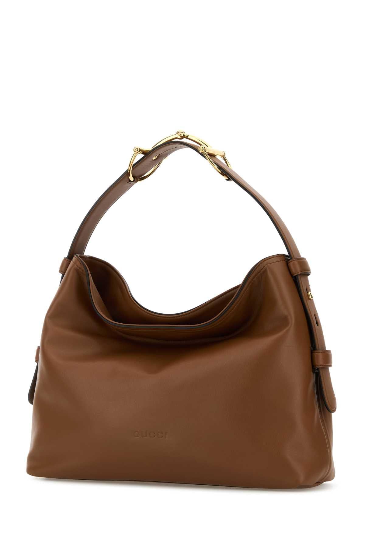 Gucci Women Caramel Leather Medium Gucci Beatrix Shopping Bag GUCCI