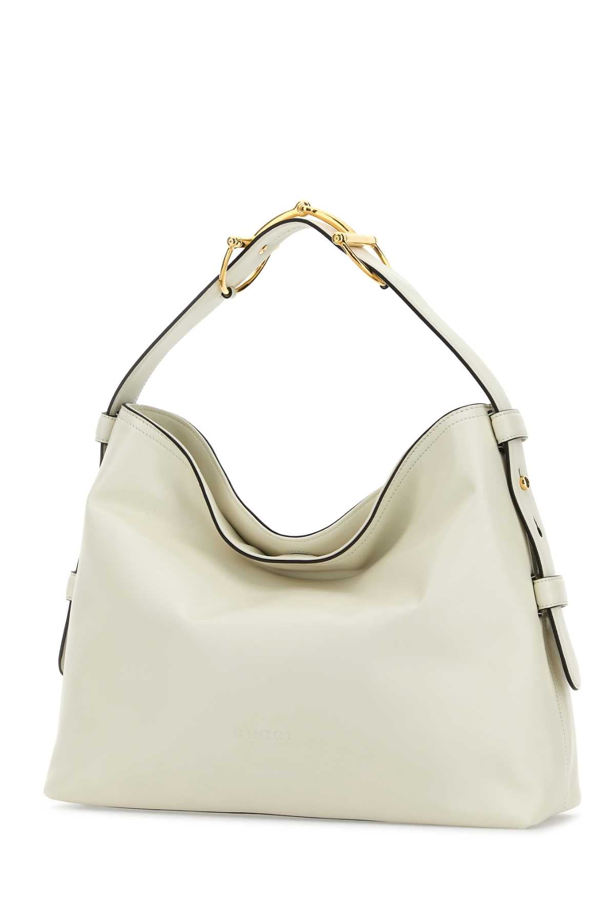 Gucci Women White Leather Medium Gucci Beatrix Shopping Bag GUCCI