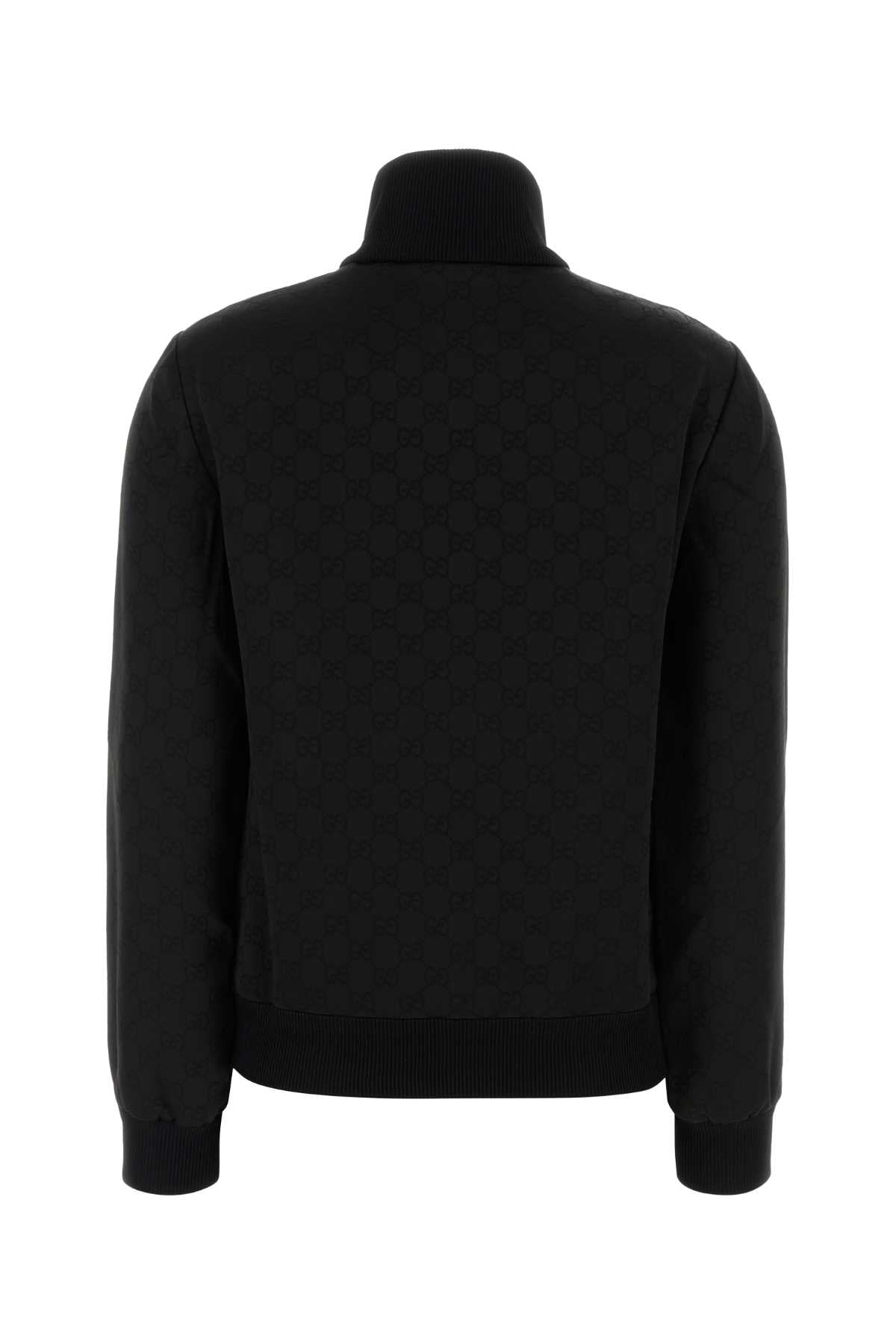 Gucci Women Black Jacquard Sweatshirt GUCCI