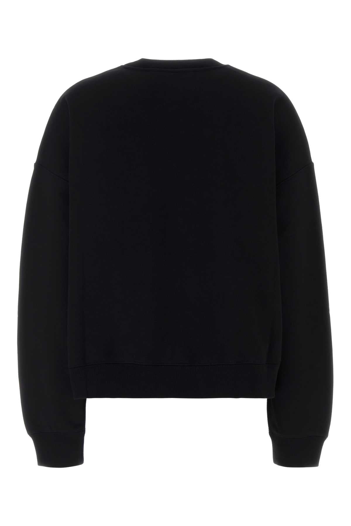 Gucci Women Black Cotton Oversize Sweatshirt GUCCI