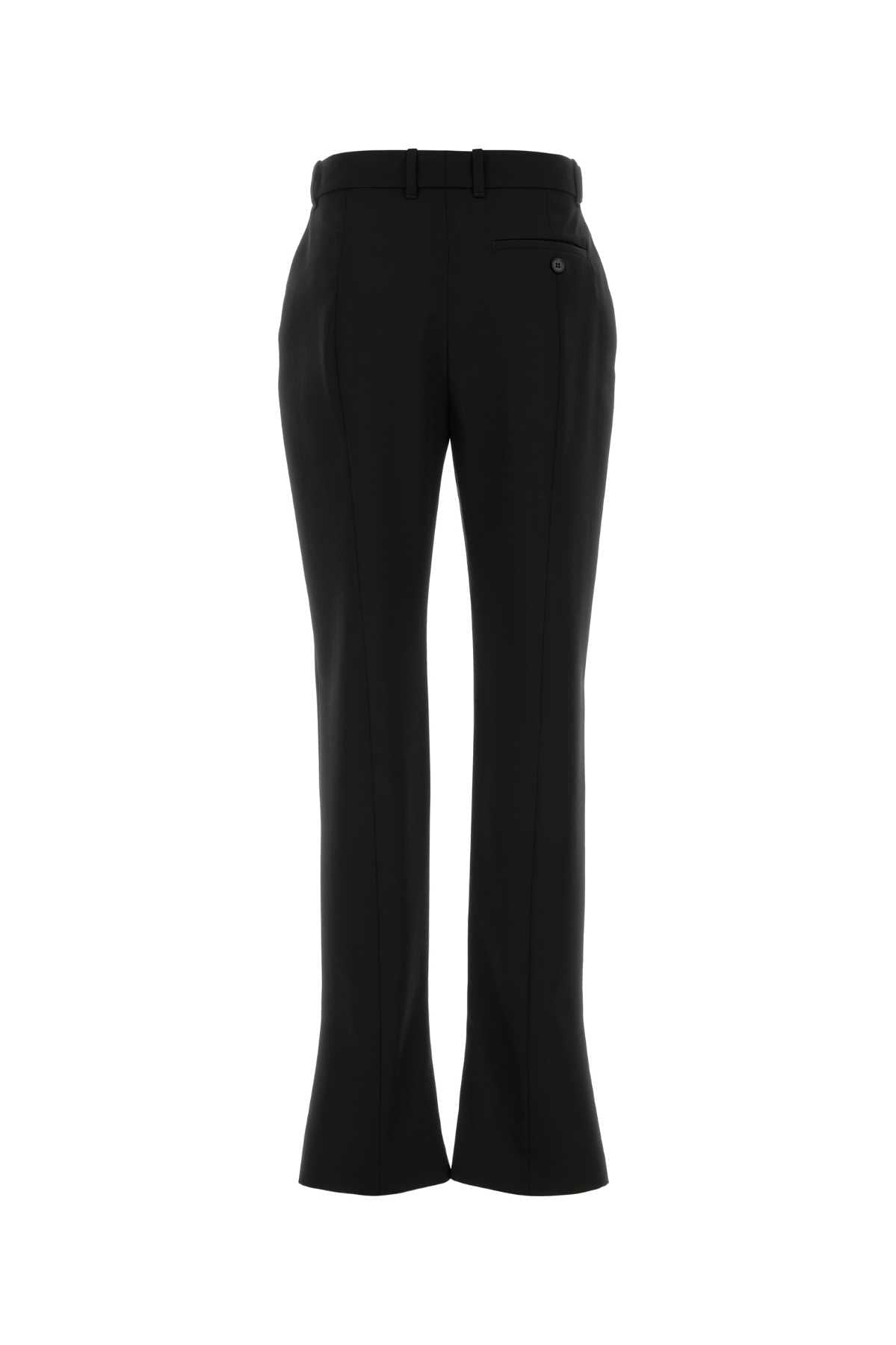 Alexander Mcqueen Women Black Wool Pant ALEXANDER MCQUEEN