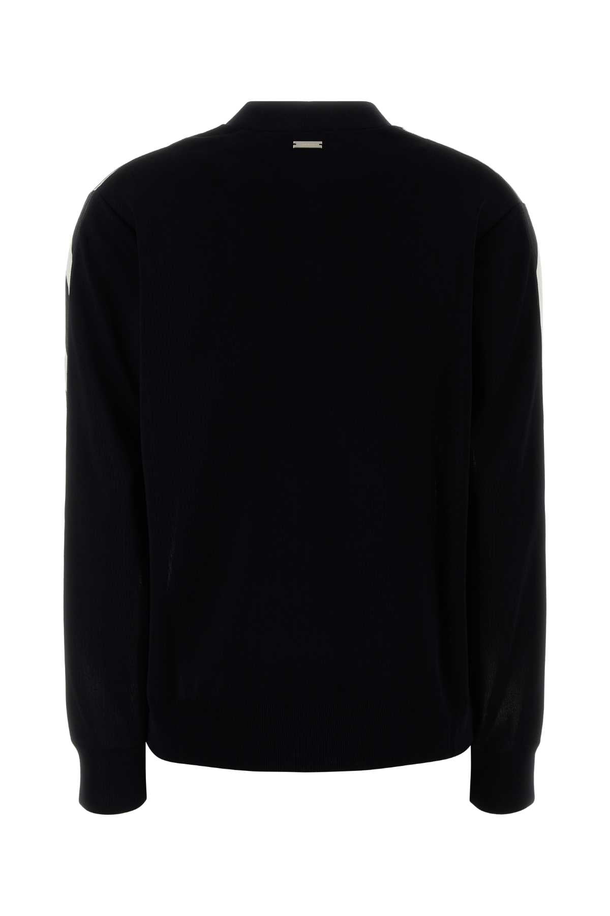 Salvatore Ferragamo Women Black Viscose Cardigan FERRAGAMO