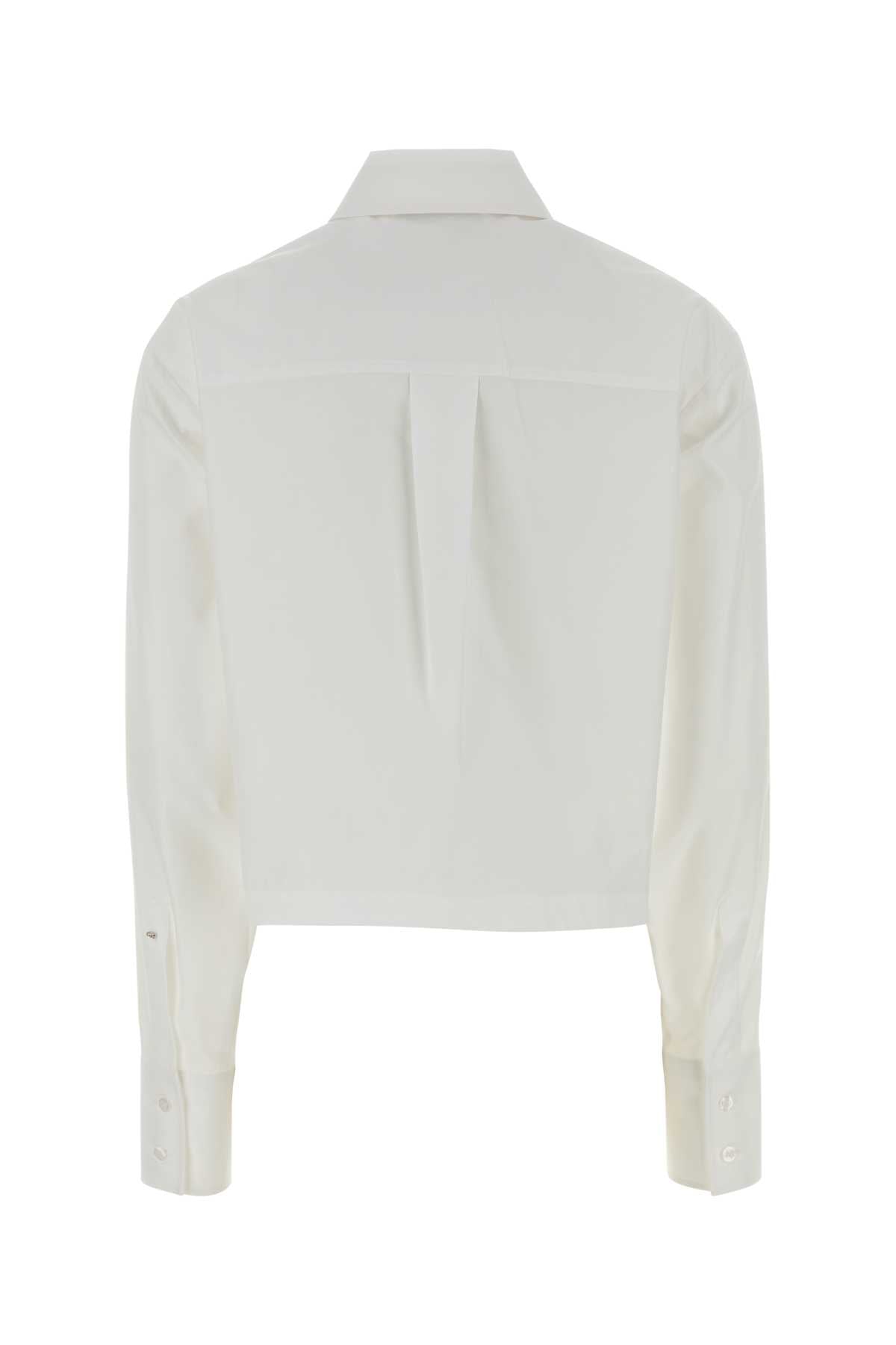 Sportmax Women White Poplin Certo Shirt SPORTMAX