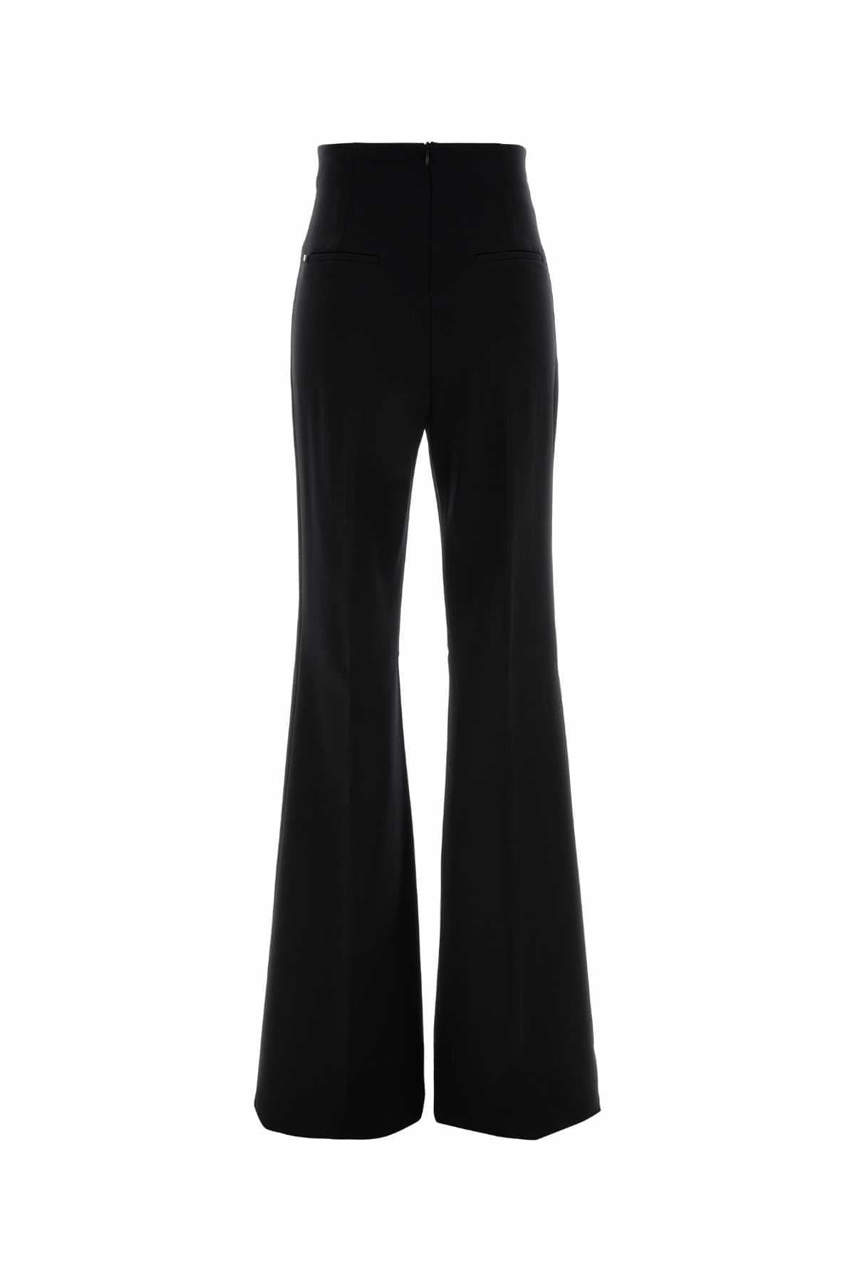 Sportmax Women Black Stretch Nylon Gettone Pant SPORTMAX
