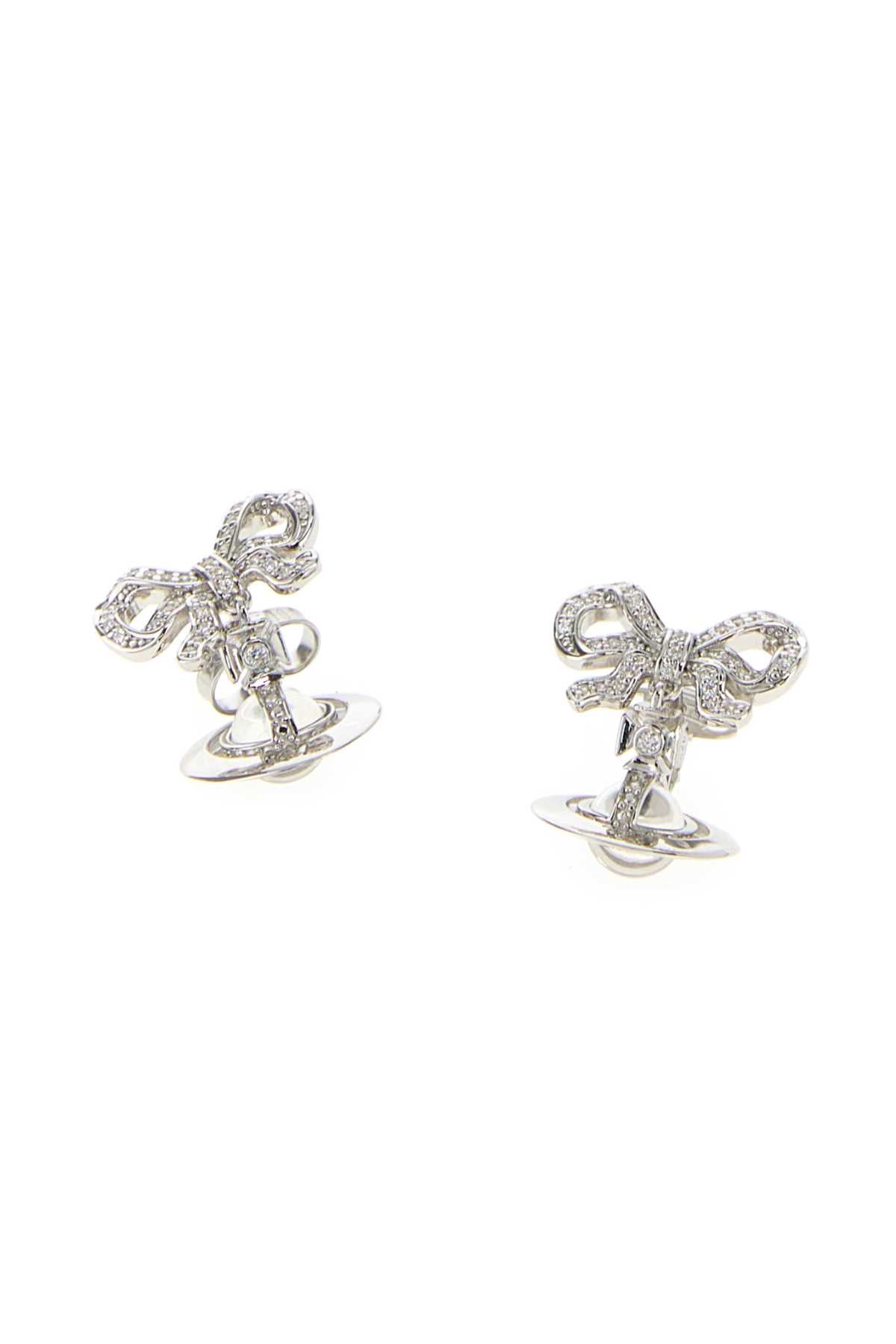Vivienne Westwood Women Silver Metal Octavie Earrings VIVIENNE WESTWOOD