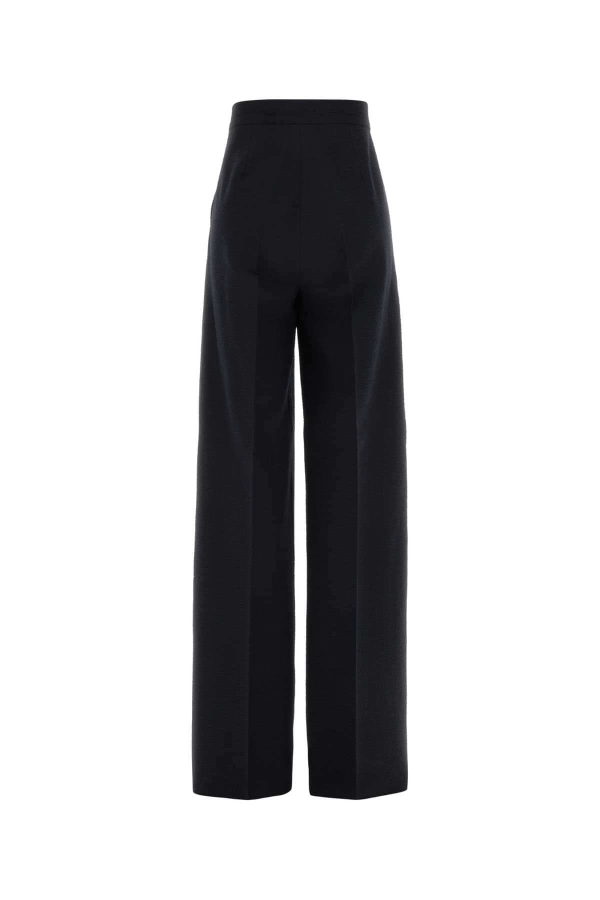 Max Mara Women Black Wool Blend Secolo Pant MAX MARA