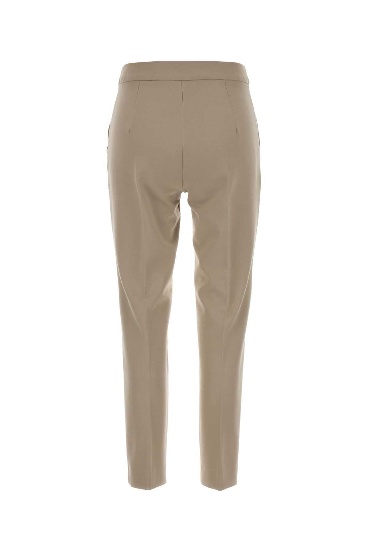 Max Mara Women Beige Stretch Viscose Blend Pegno Pant MAX MARA