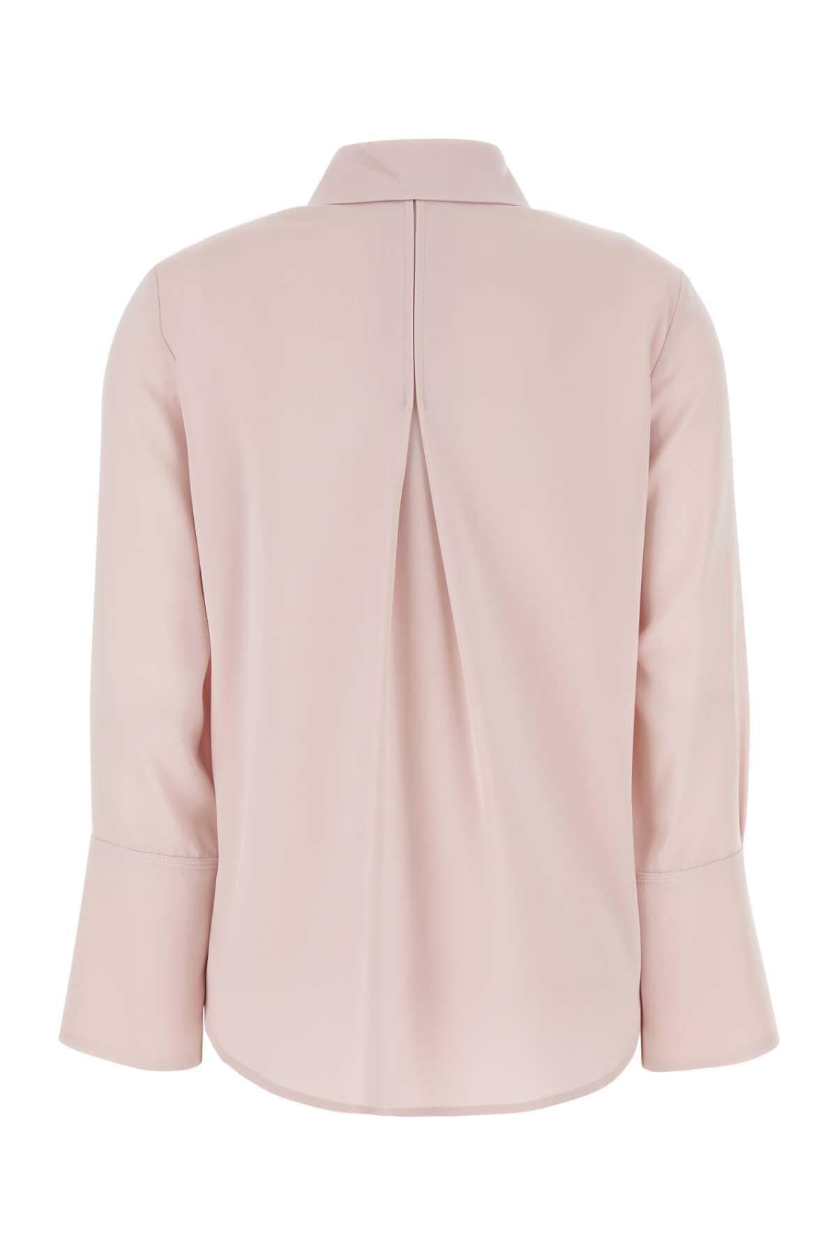 Max Mara Women Pastel Pink Stretch Silk Oliera Shirt MAX MARA