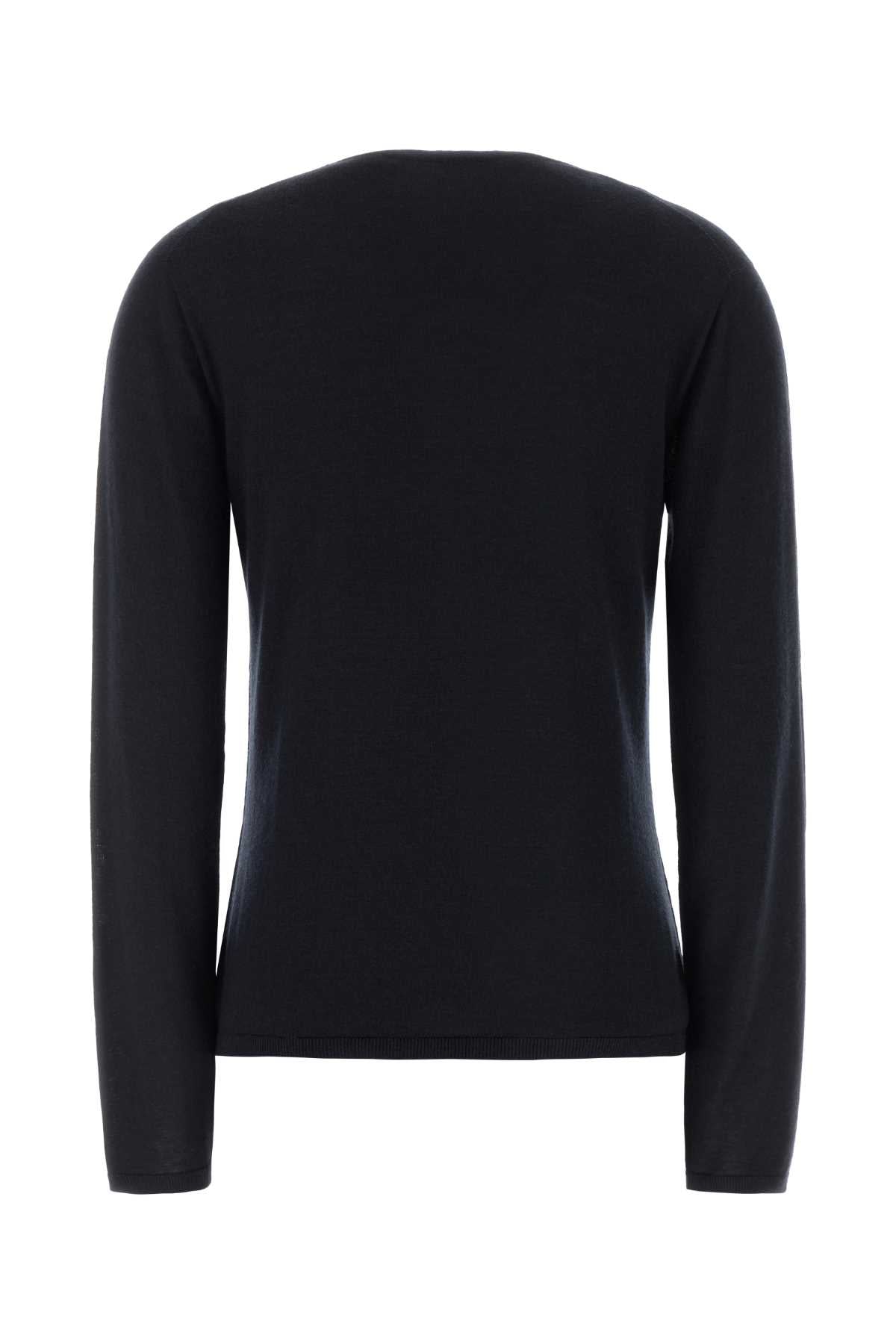 Max Mara Women Midnight Blue Cashmere Mxpittura Sweater MAX MARA