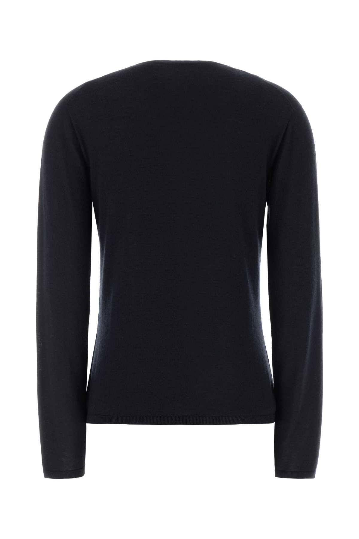 Max Mara Women Midnight Blue Cashmere Mxpittura Sweater MAX MARA
