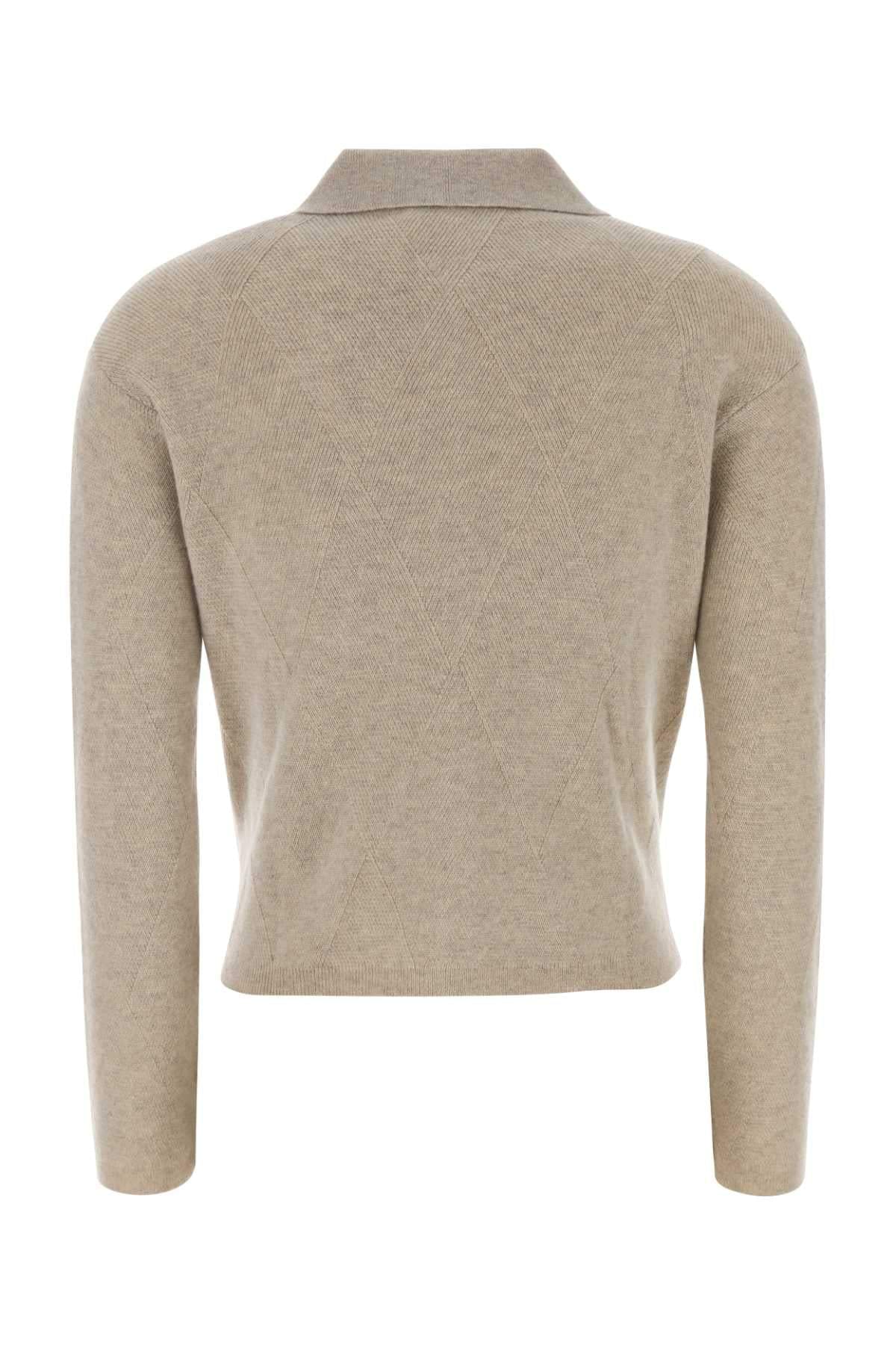 Max Mara Women Sand Cashmere Cardigan MAX MARA