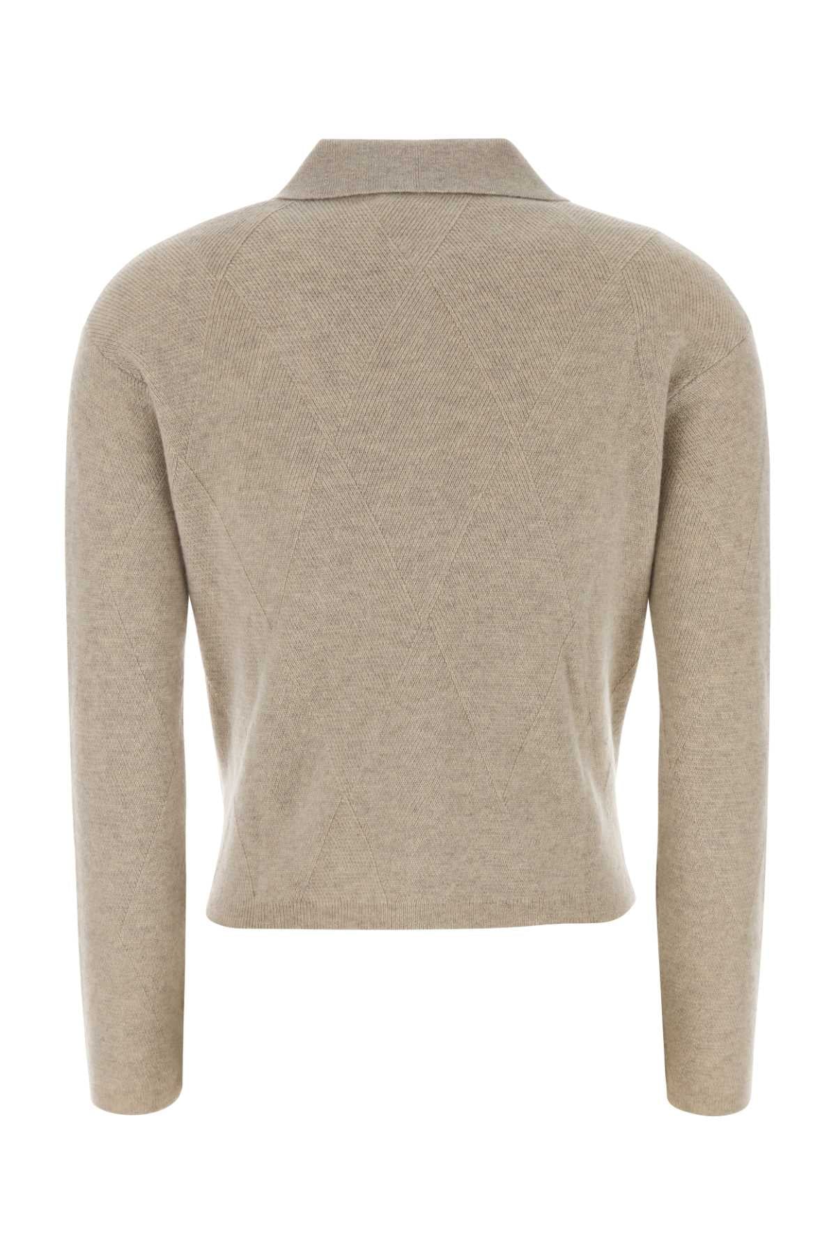 Max Mara Women Sand Cashmere Cardigan MAX MARA