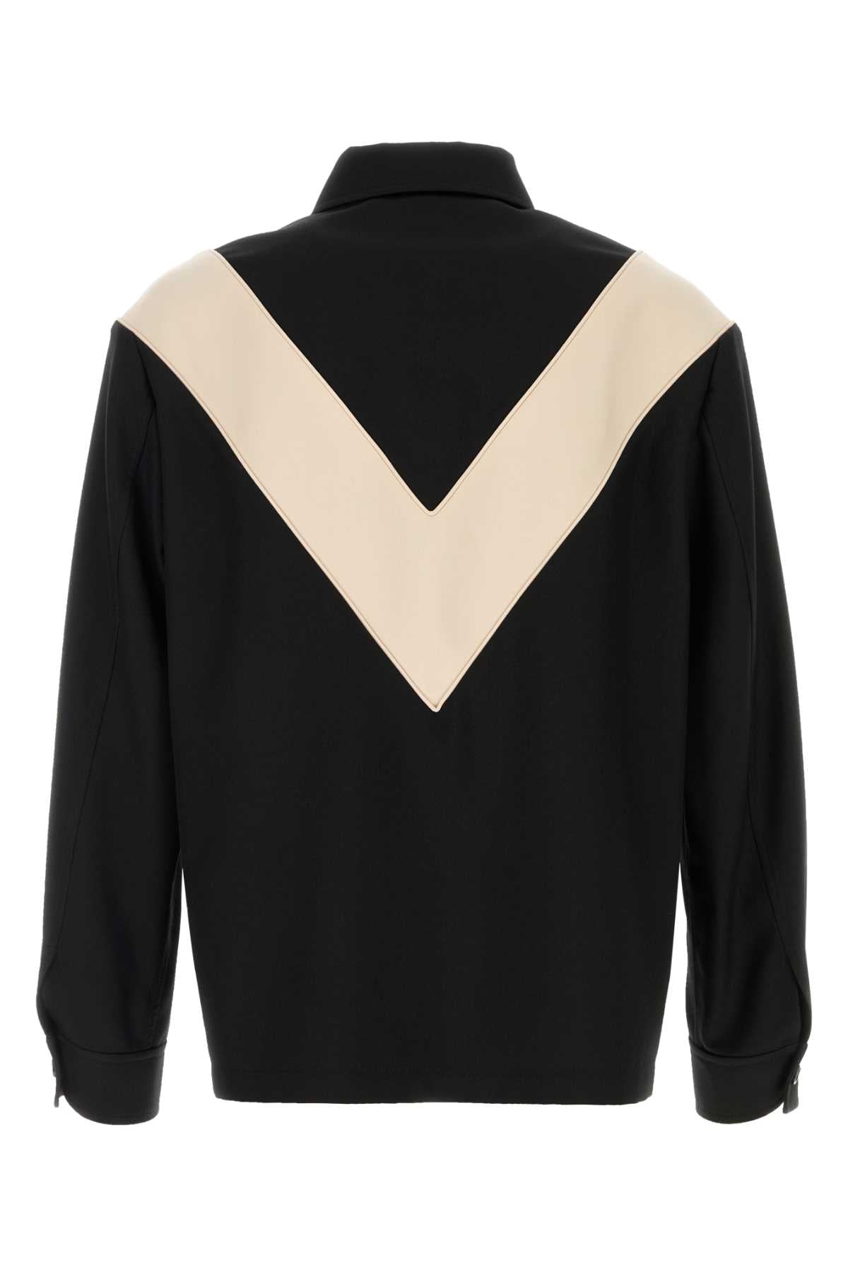 Valentino Garavani Men Black Gabardine Jacket VALENTINO GARAVANI
