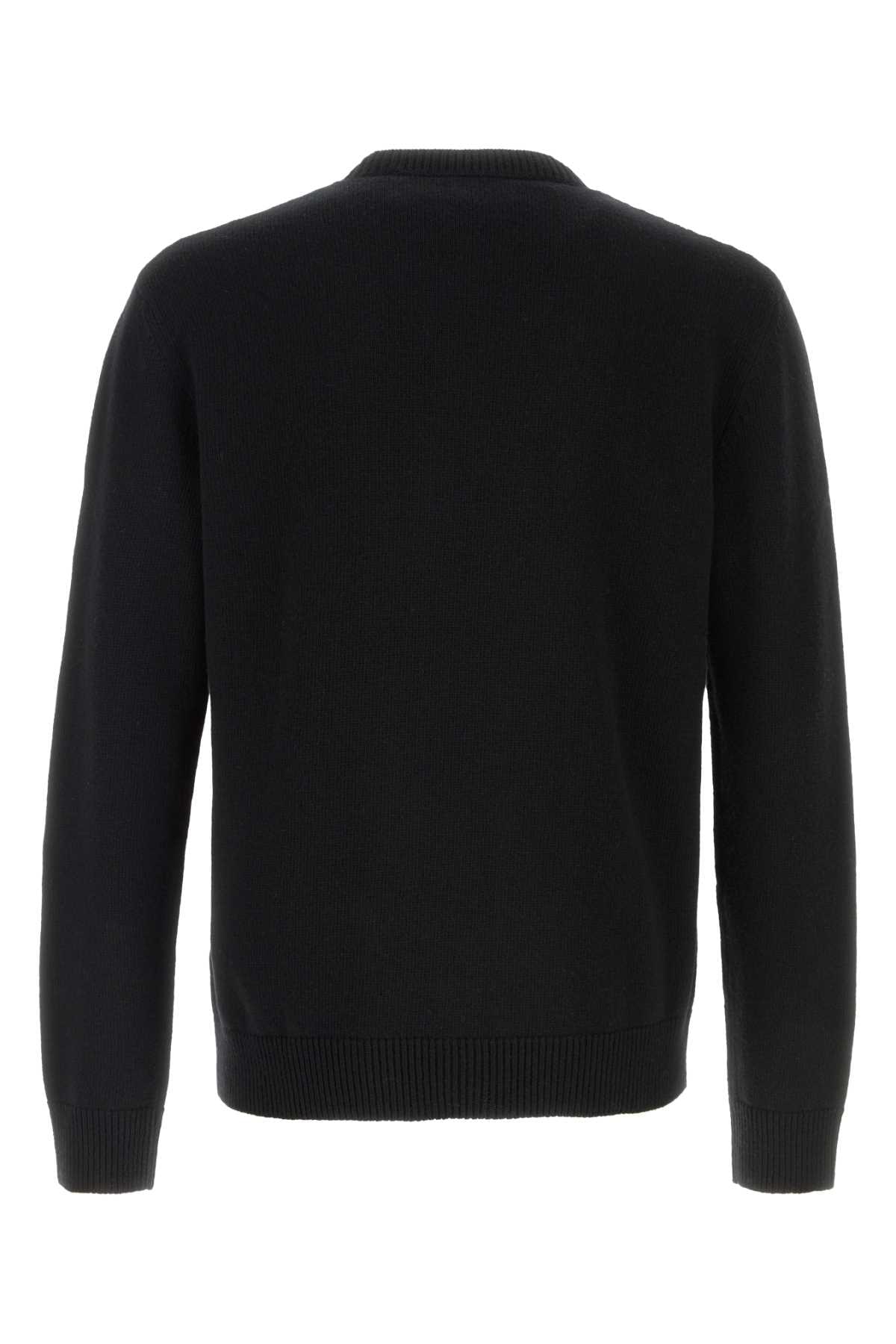 Valentino Garavani Men Black Wool Sweater VALENTINO GARAVANI