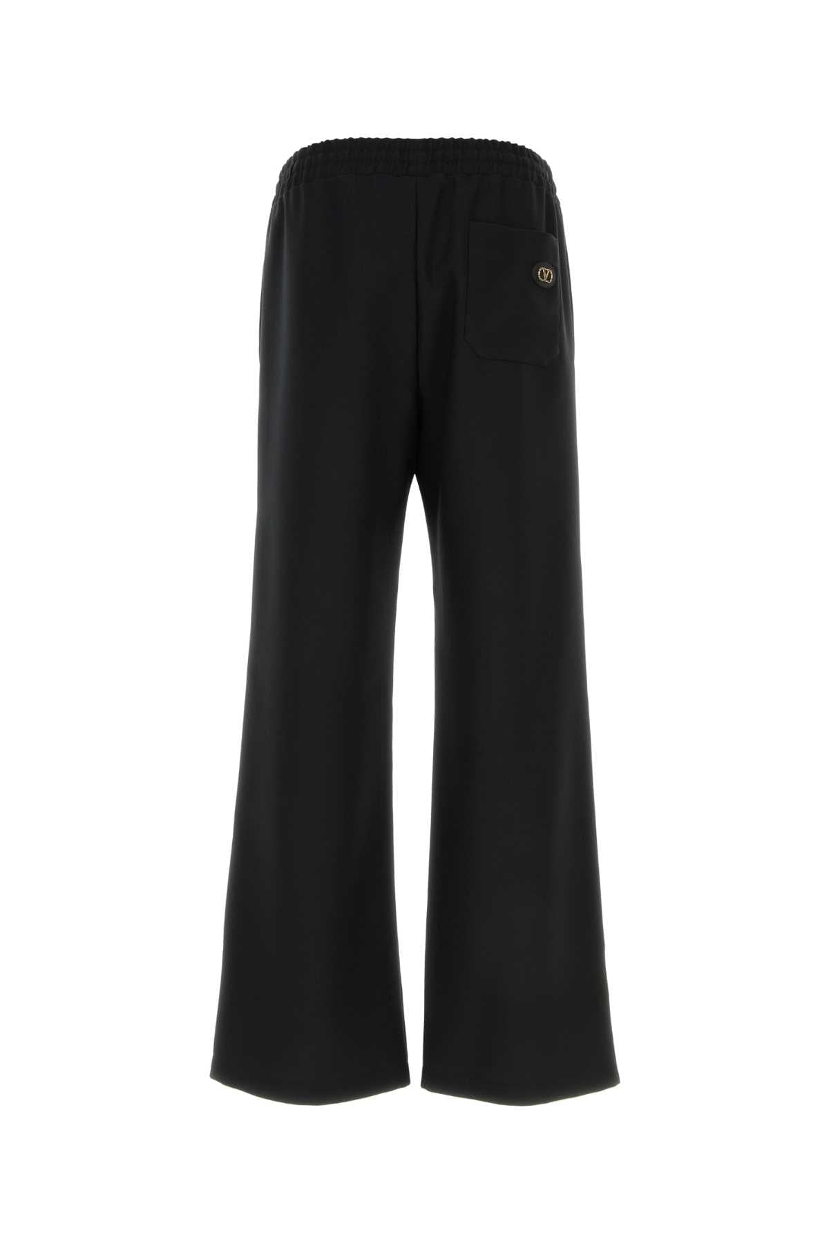 Valentino Garavani Men Black Polyester Pant VALENTINO GARAVANI