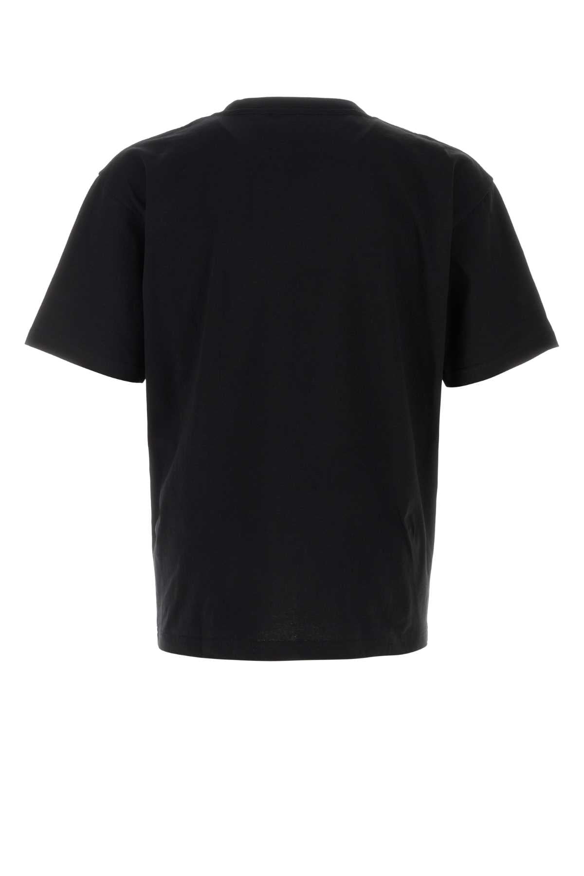 Valentino Garavani Men Black Cotton T-Shirt VALENTINO GARAVANI