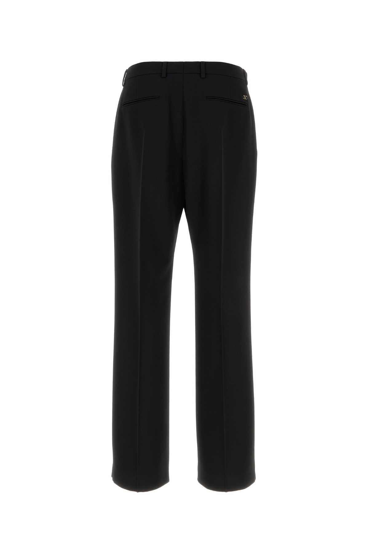 Valentino Garavani Men Black Wool Pant VALENTINO GARAVANI