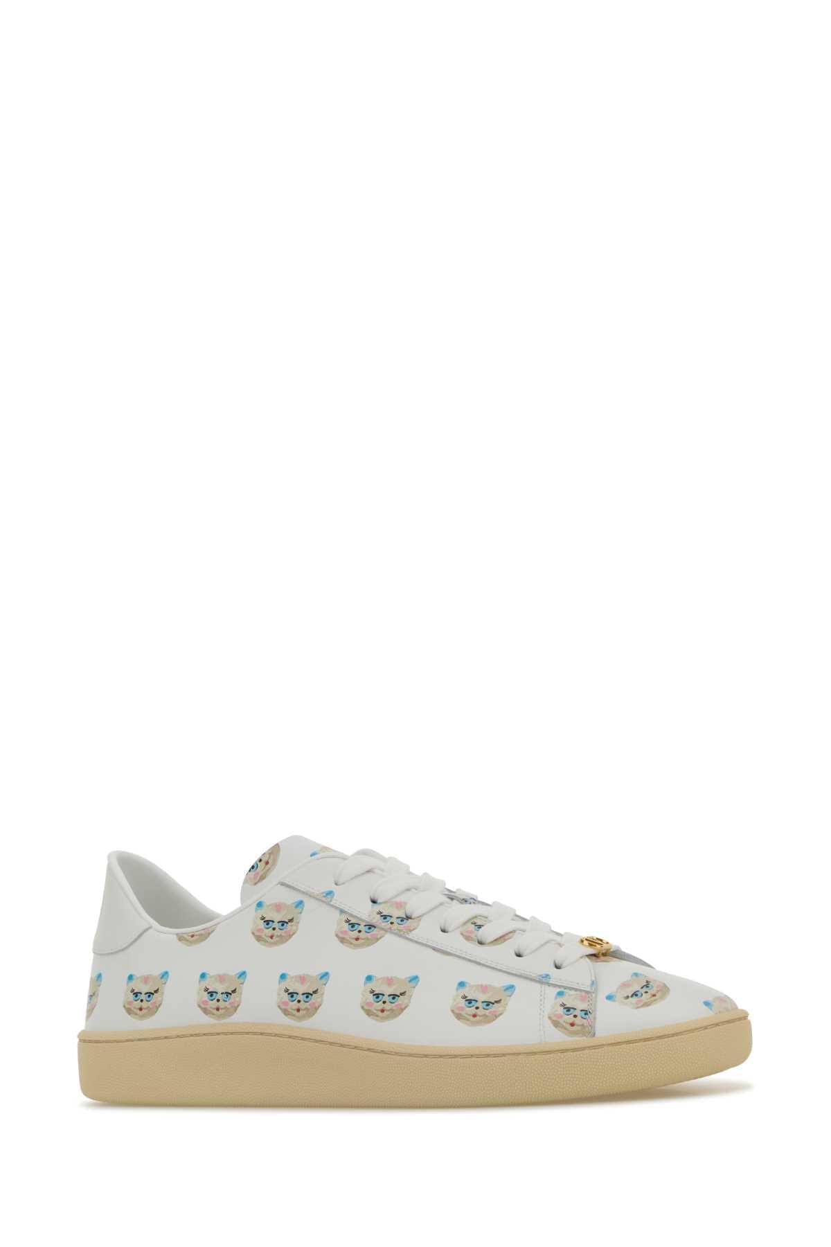 Valentino Garavani Men Printed Leather Royco Sneakers VALENTINO GARAVANI