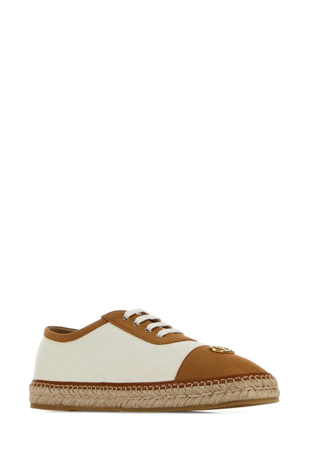 Valentino Garavani Men Two-Tone Canvas Espadrilles VALENTINO GARAVANI