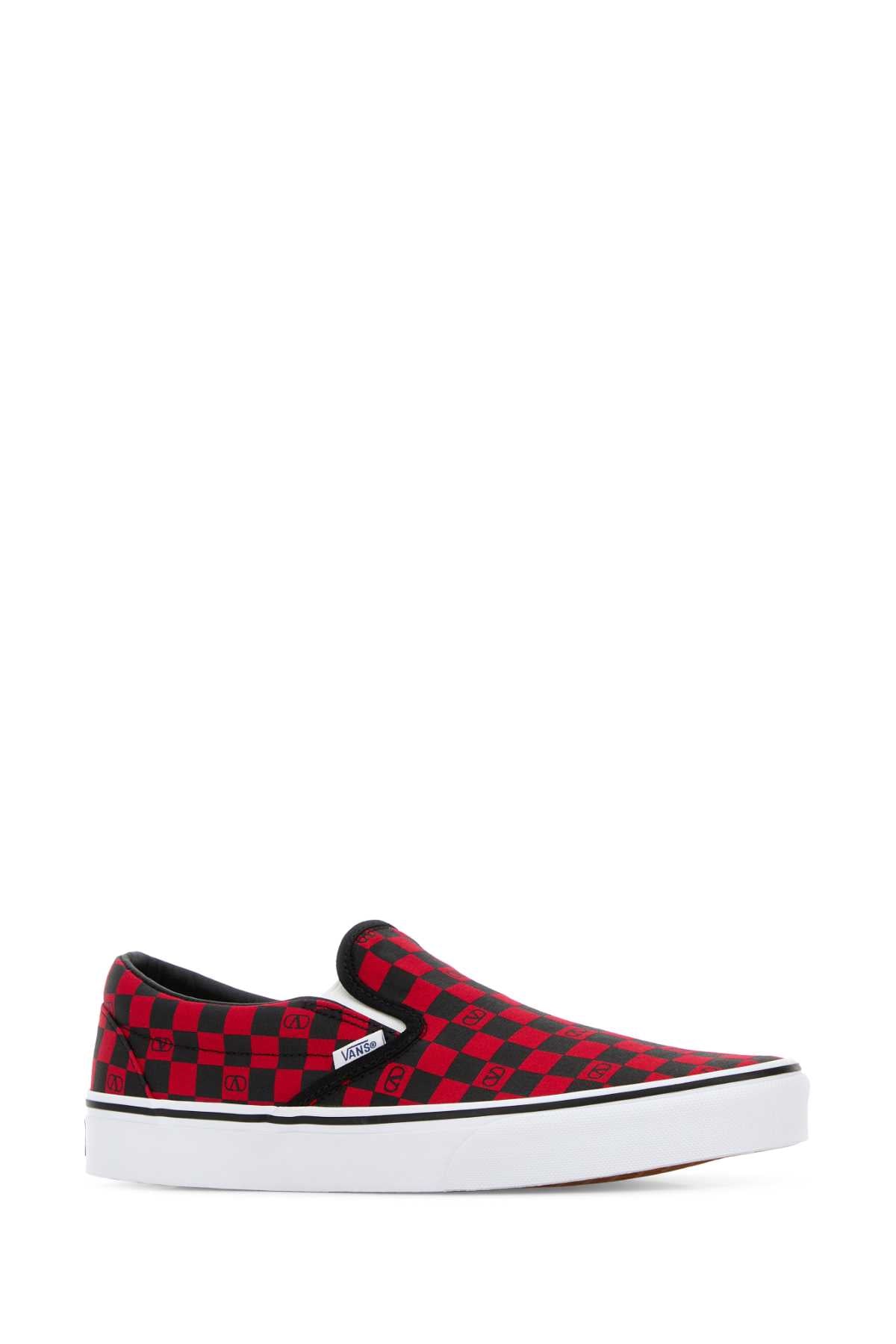 Valentino Garavani Men Printed Canvas Valentino Garavani X Vans Classic Slip-On Slip-Ons VALENTINO GARAVANI