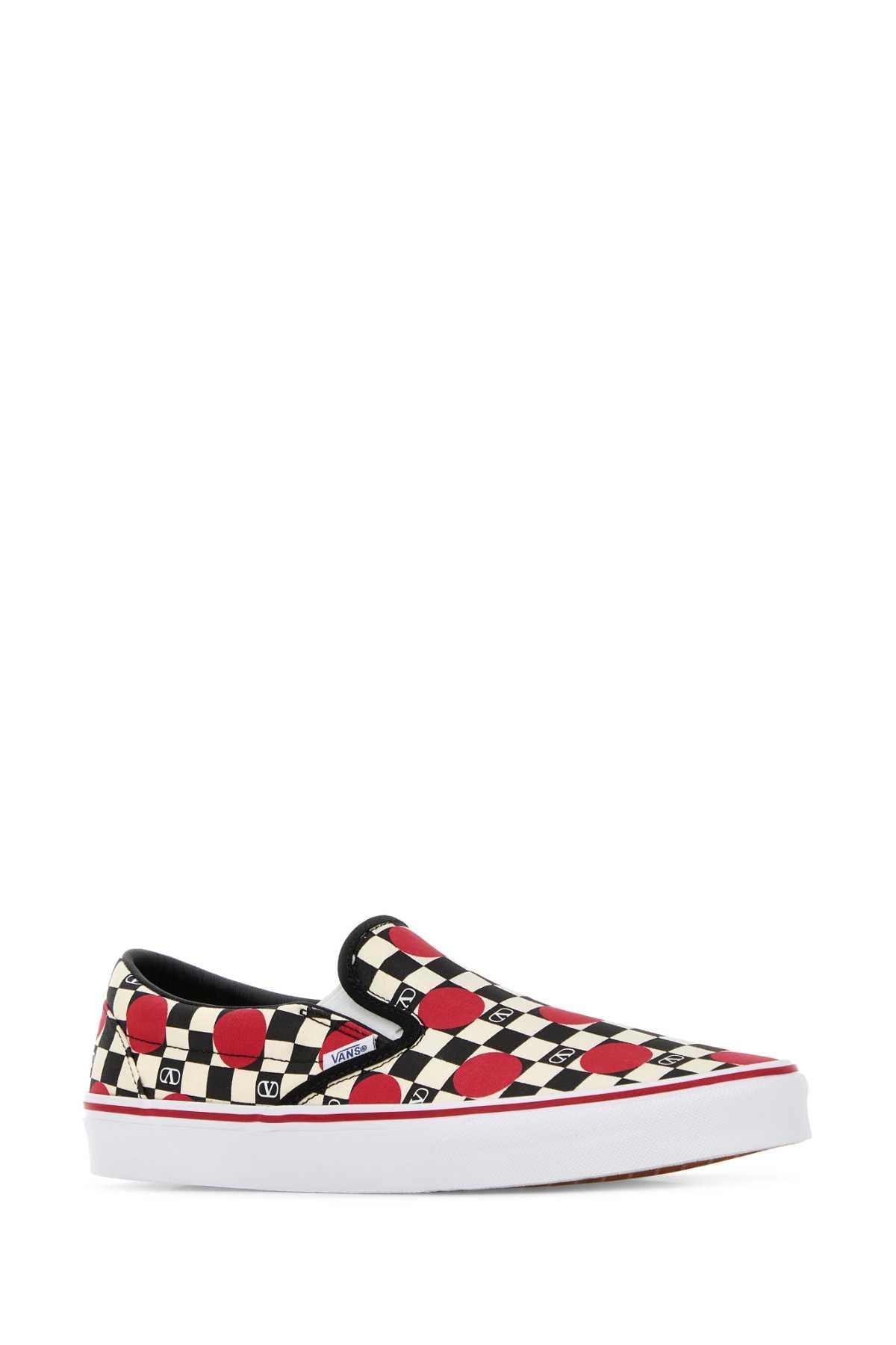 Valentino Garavani Men Printed Canvas Valentino Garavani X Vans Classic Slip-On Slip-Ons VALENTINO GARAVANI