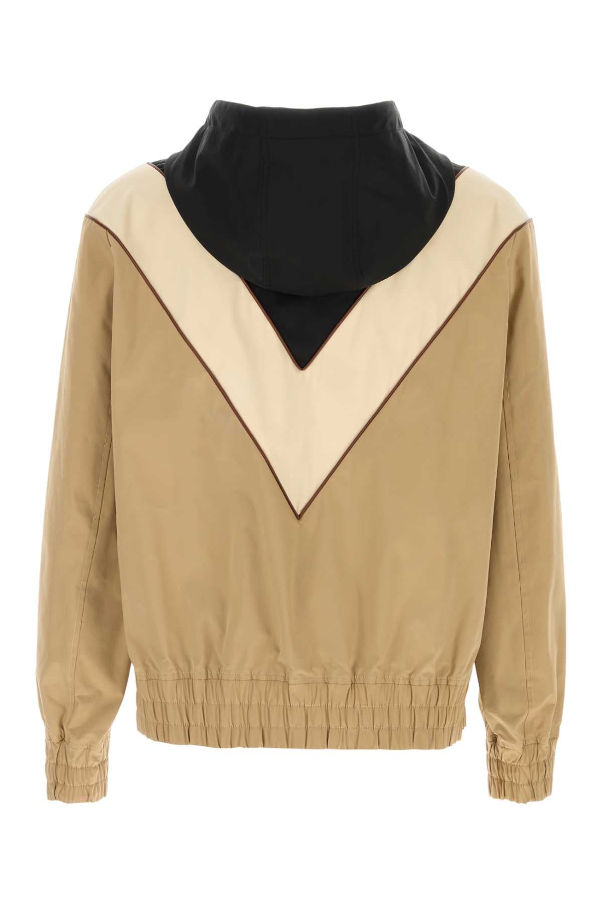Valentino Garavani Men Multicolor Stretch Polyester Bomber Jacket VALENTINO GARAVANI
