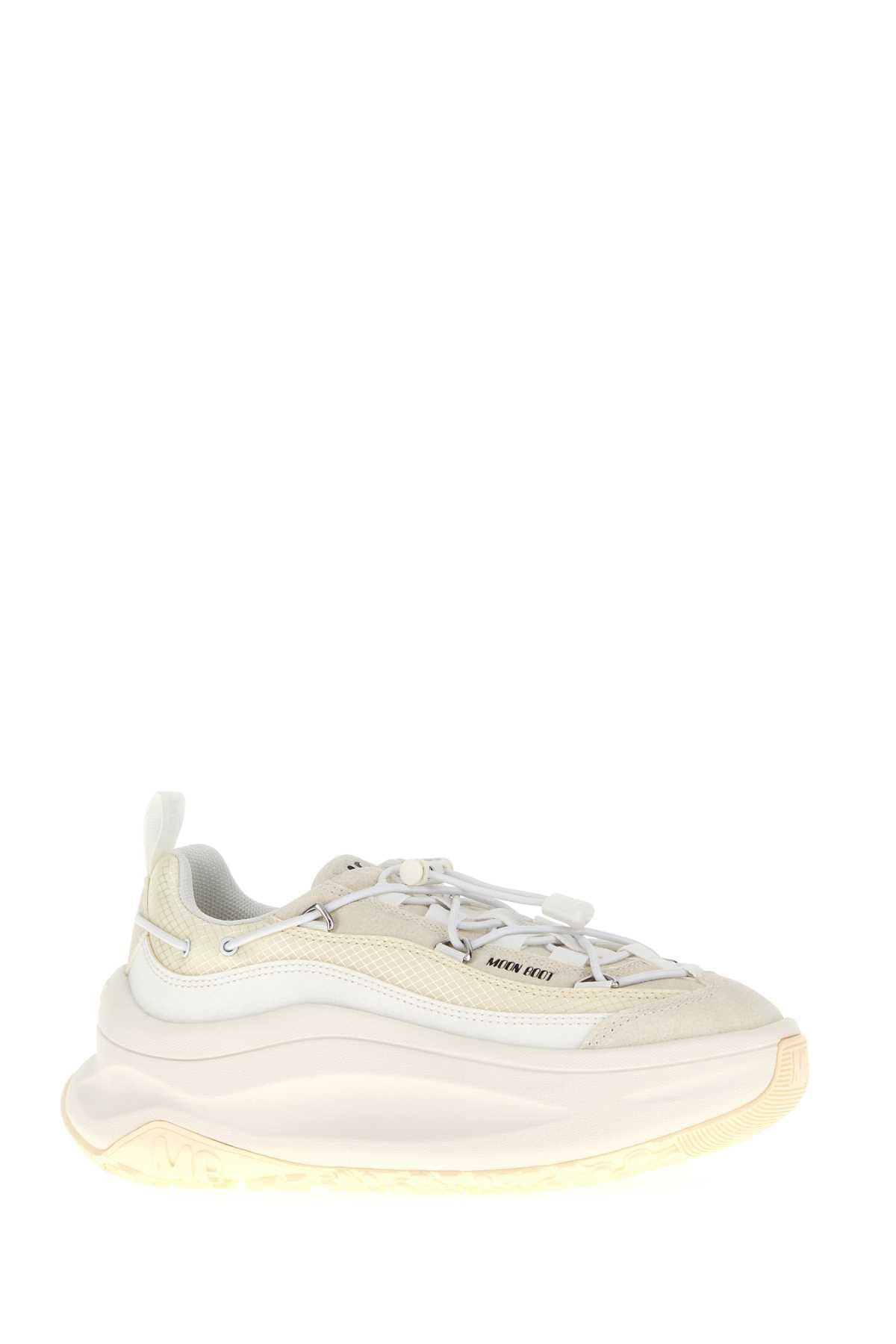 Moon Boot Unisex White Fabric Moon247 Sneakers MOON BOOT