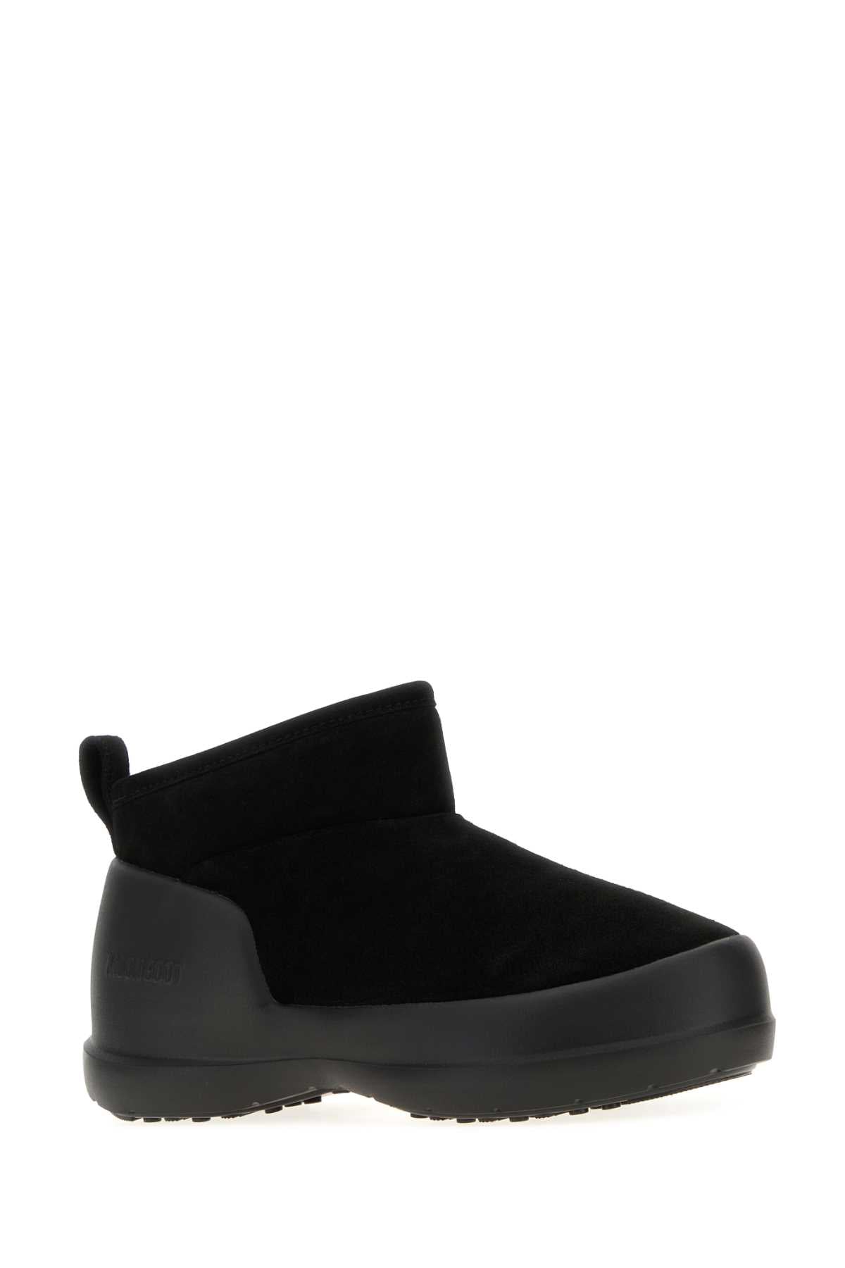 Moon Boot Unisex Black Suede Mezzaluna Ankle Boots MOON BOOT