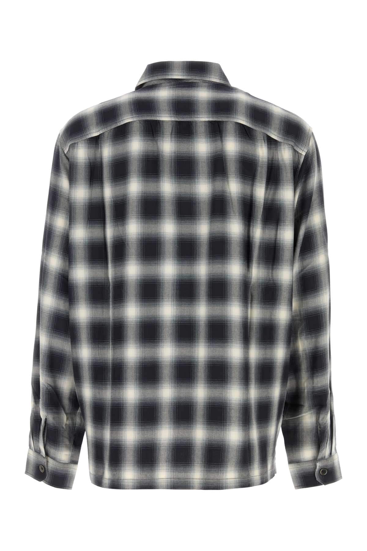 Our Legacy Men Embroidered Viscose Oversize Shirt OUR LEGACY