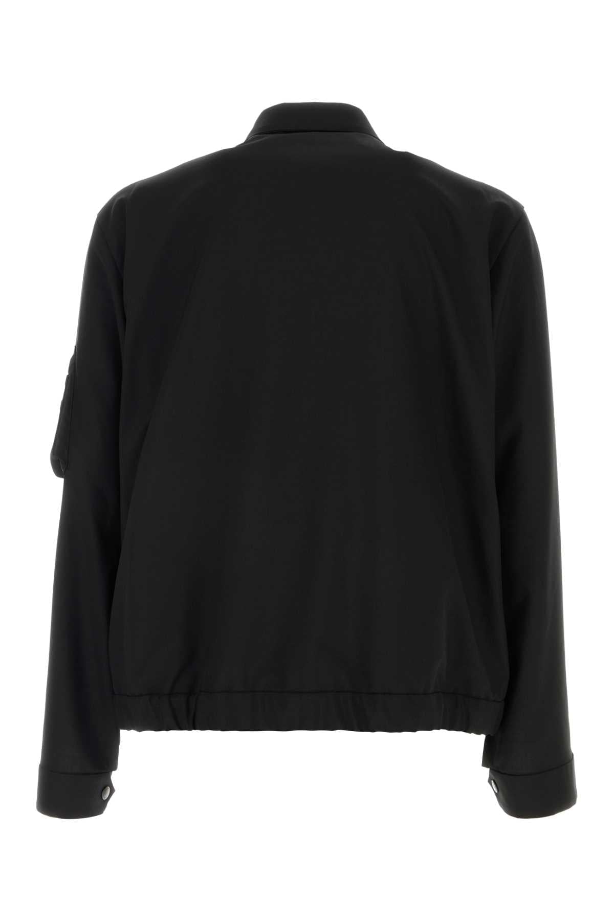 Sacai Men Black Twill Jacket SACAI