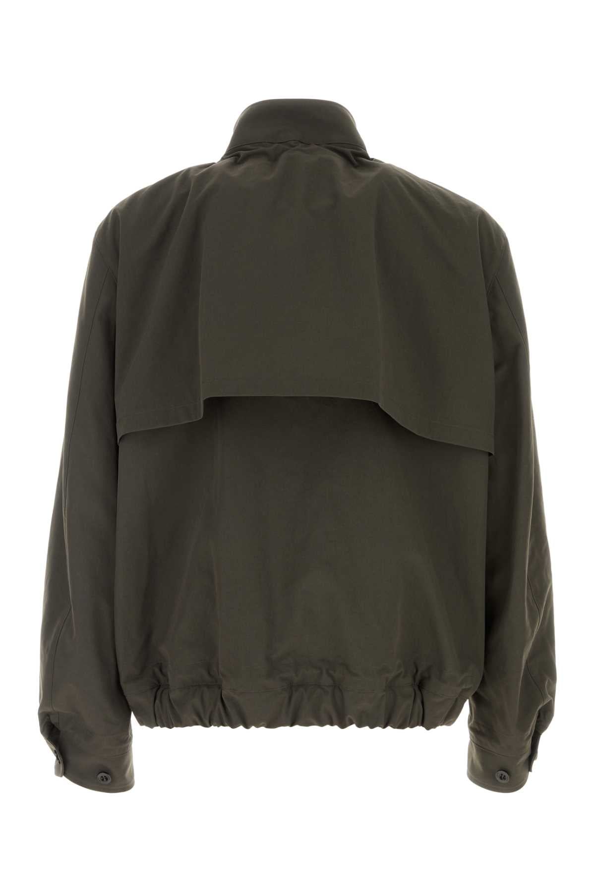 Sacai Men Olive Green Polyester Jacket SACAI