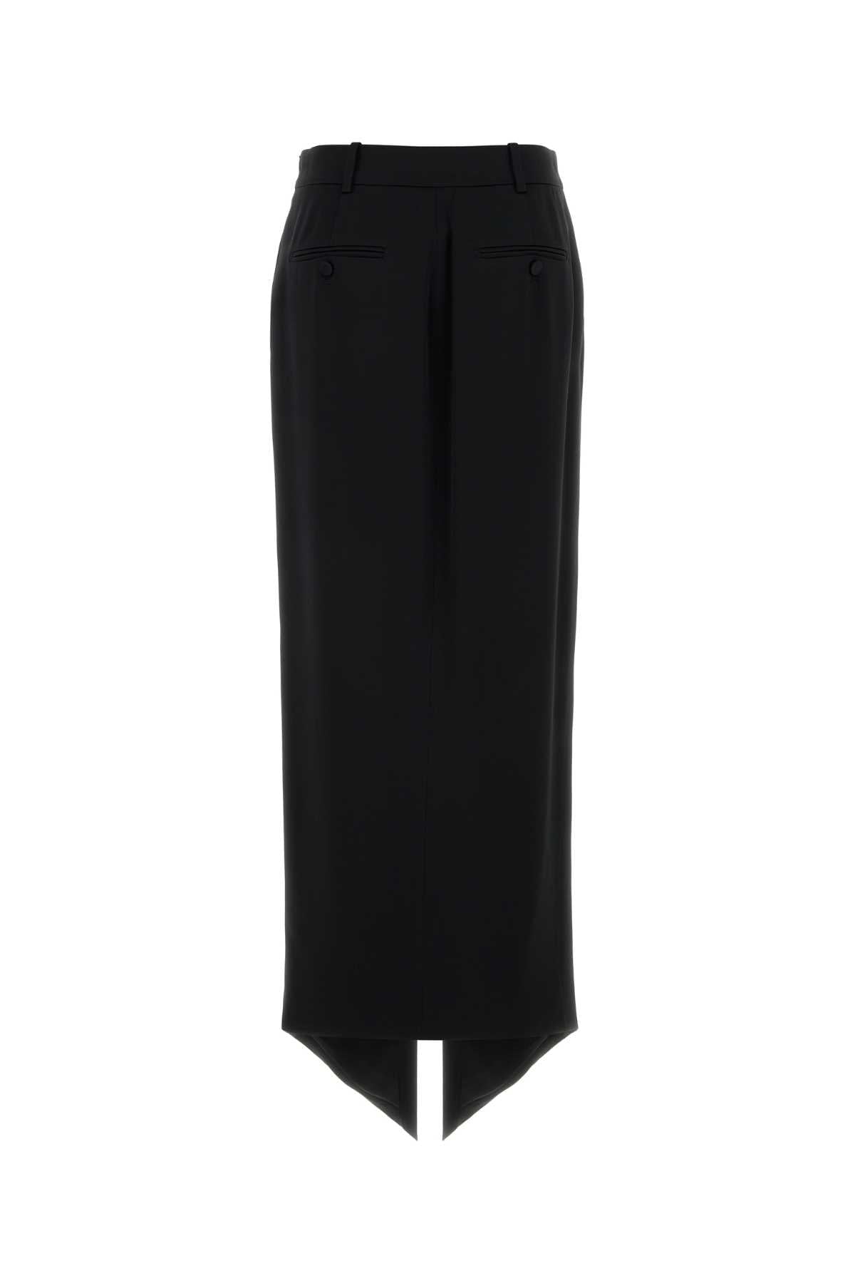 Tom Ford Women Black Satin Skirt TOM FORD