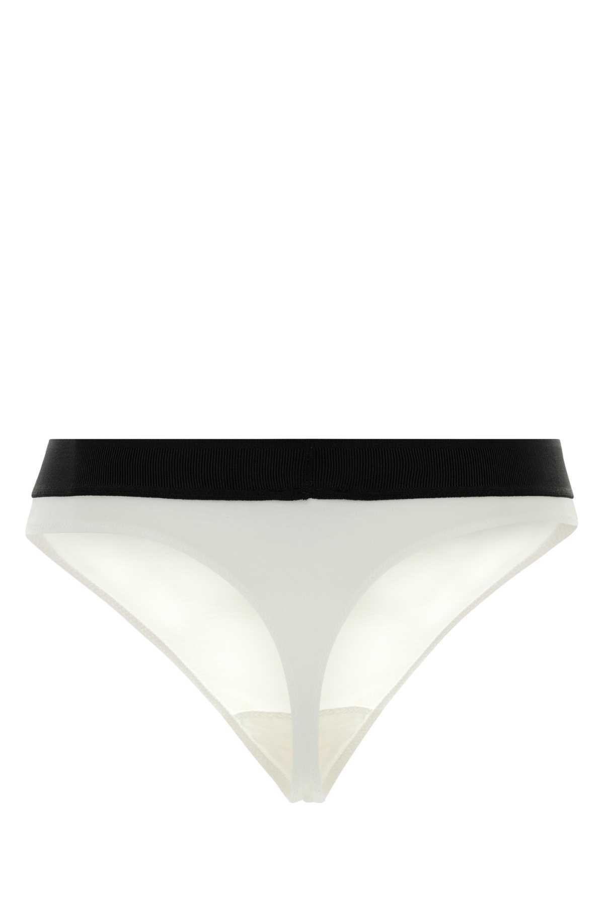 Tom Ford Women White Stretch Modal Thong TOM FORD