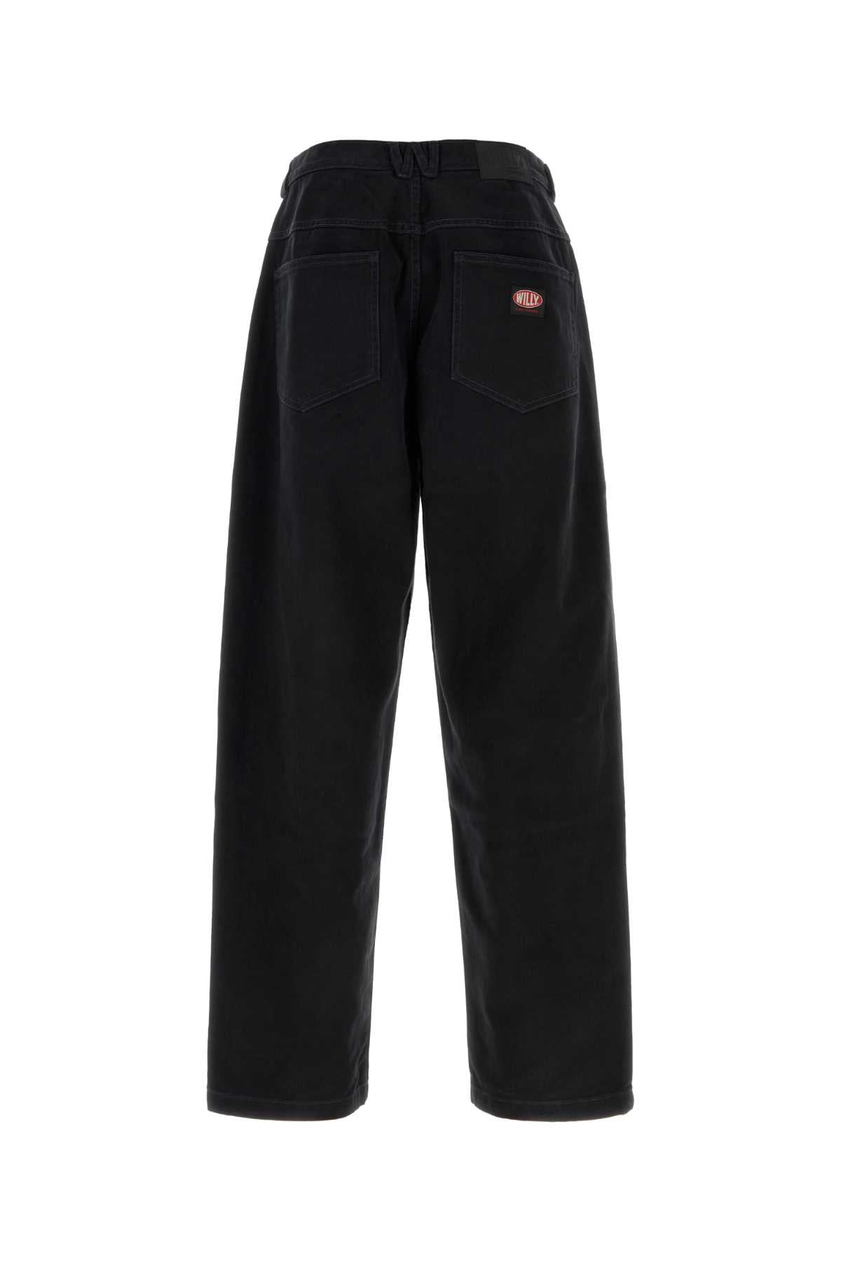 Willy Chavarria Men Black Denim Bad Boy Jeans WILLY CHAVARRIA