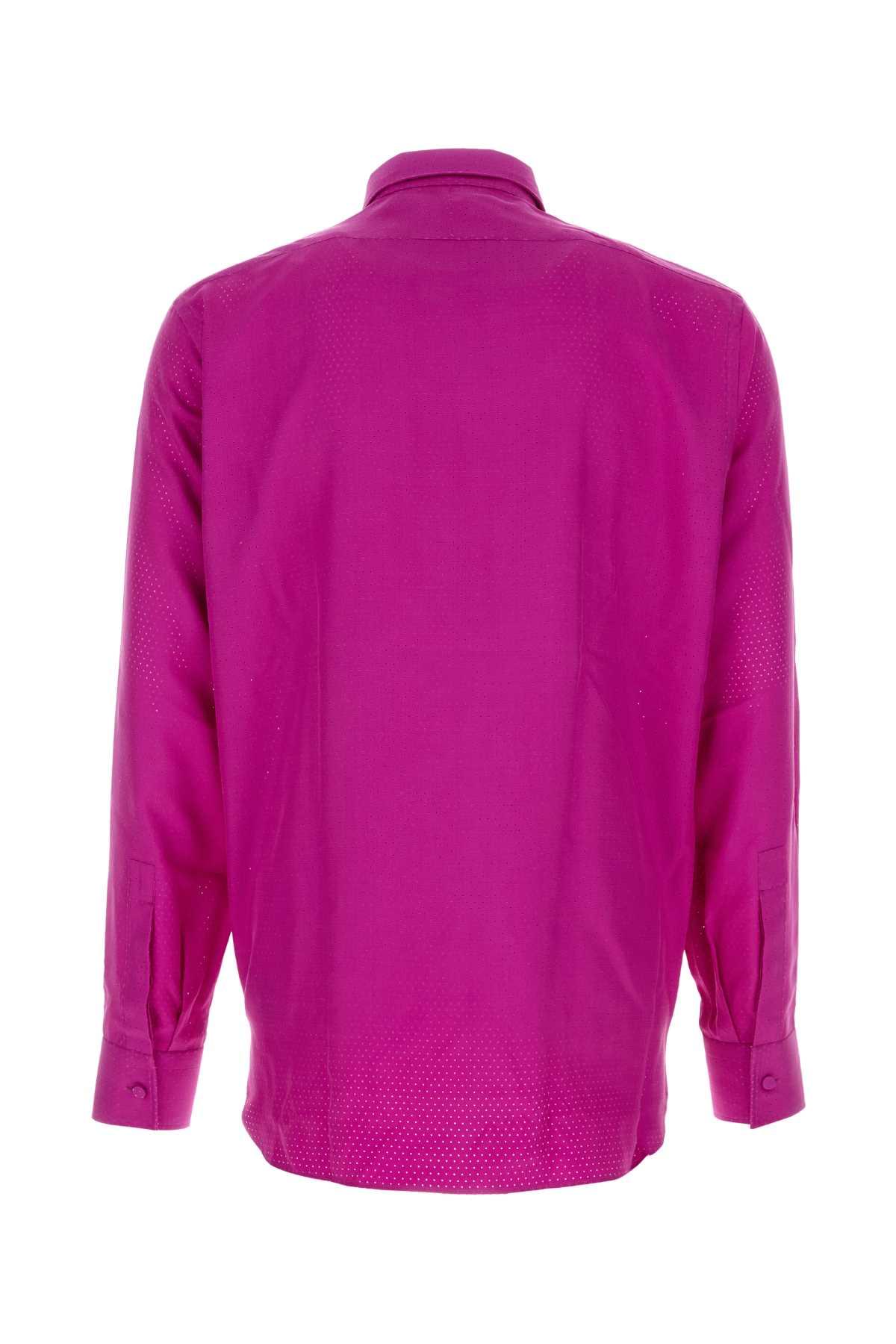 Tom Ford Men Fuchsia Twill Shirt TOM FORD