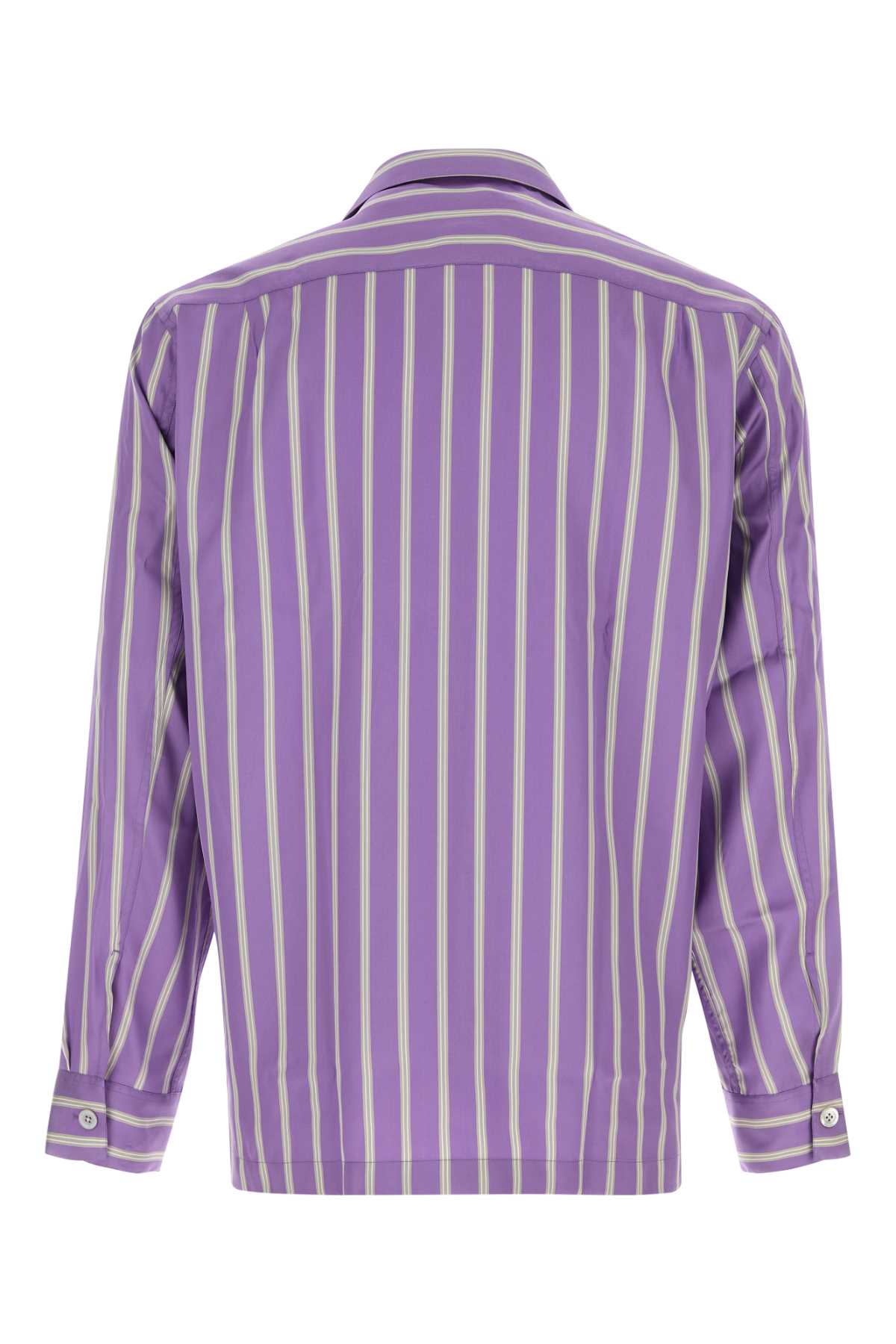 Tom Ford Men Printed Satin Shirt TOM FORD