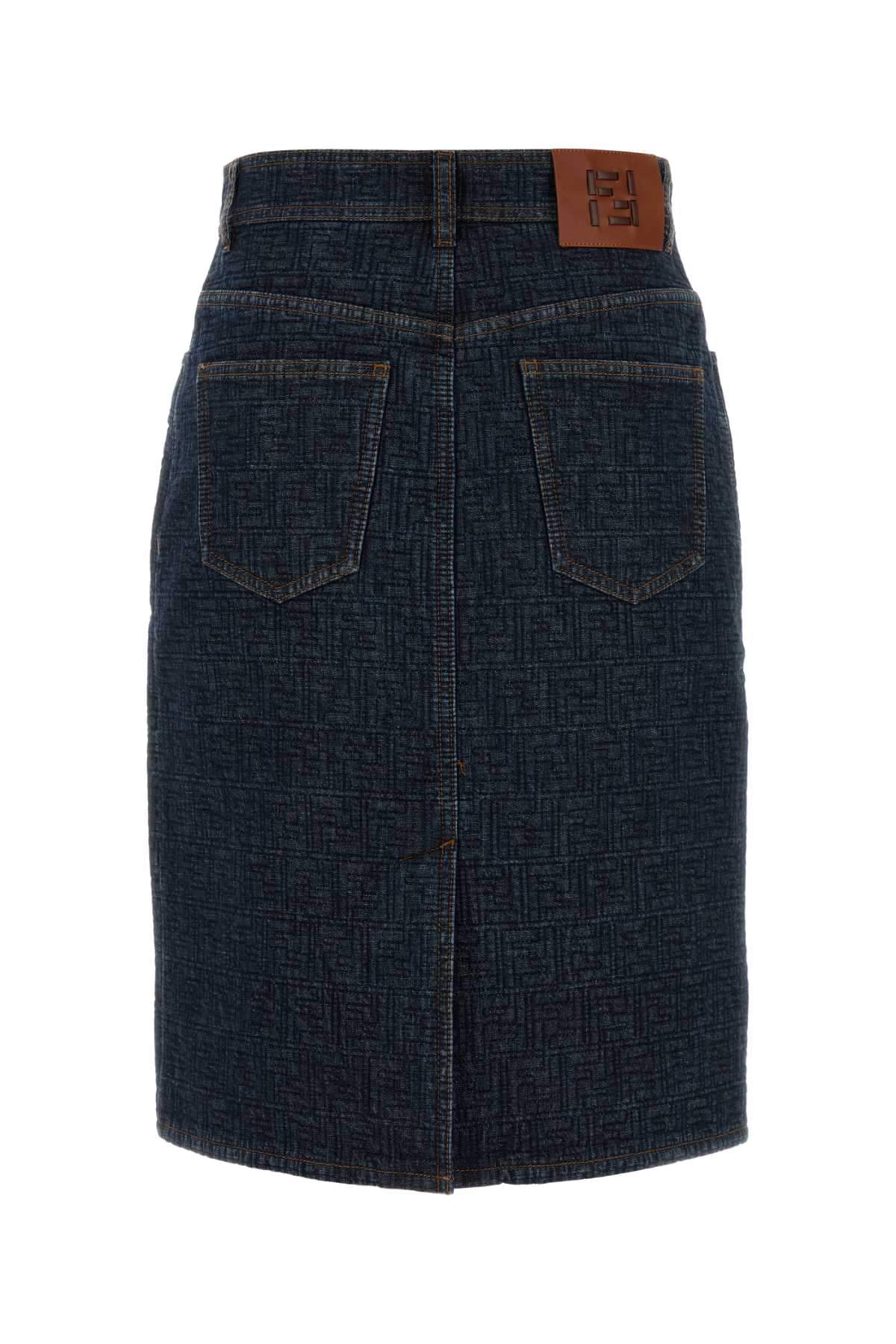 Fendi Women Denim Skirt