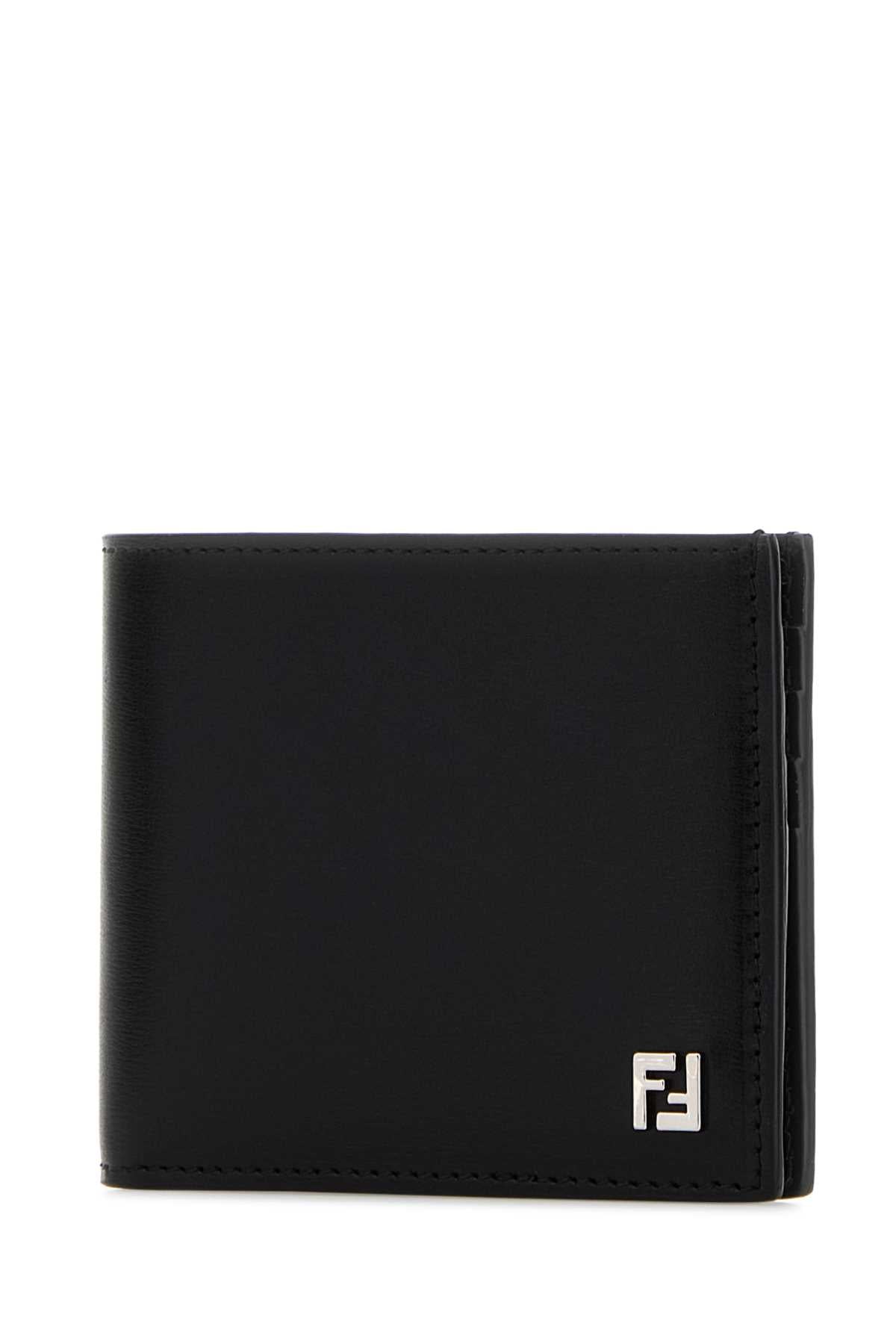 Fendi Men Black Leather Wallet FENDI