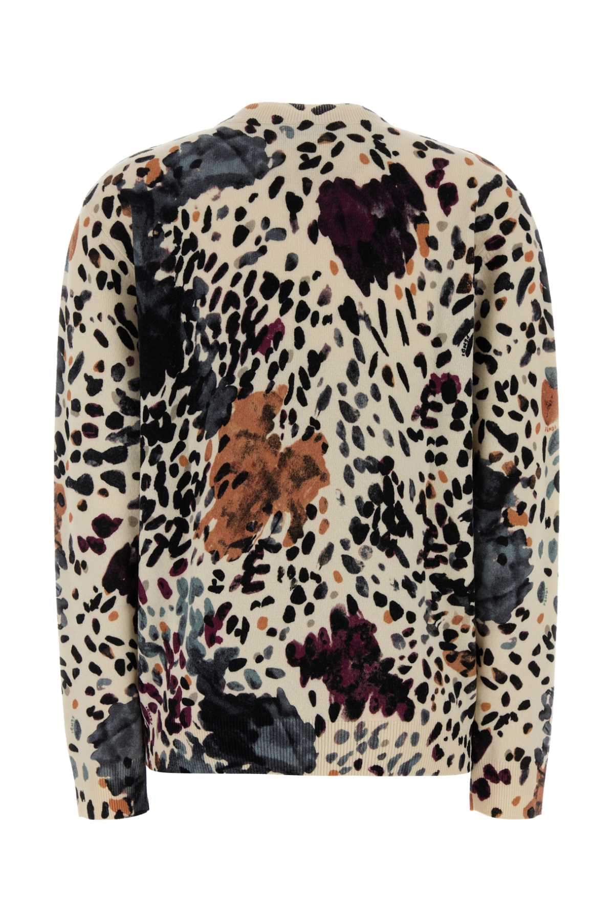 Fendi Women Printed Wool Blend Sweater FENDI