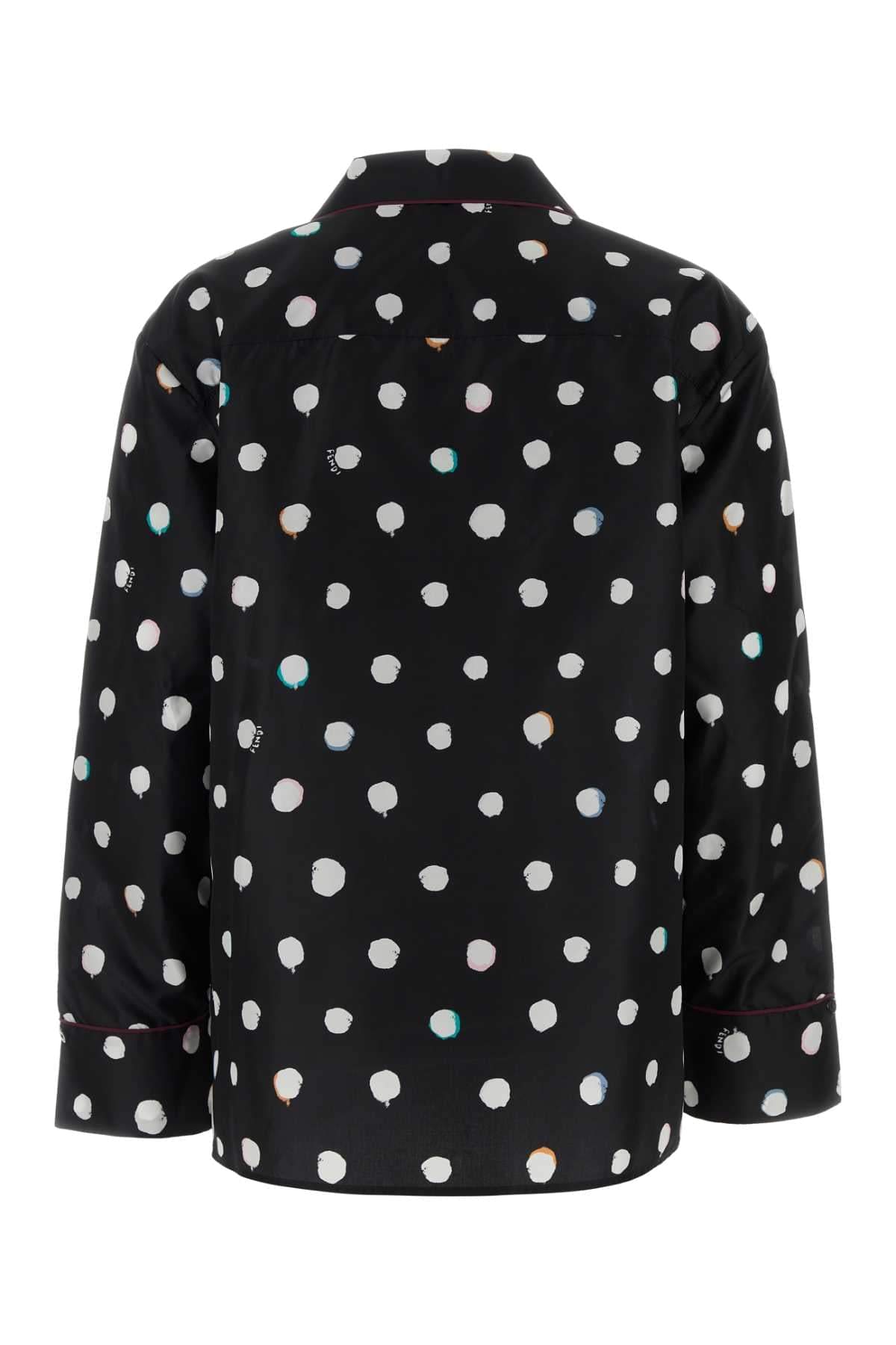 Fendi Women Printed Silk Shirt FENDI