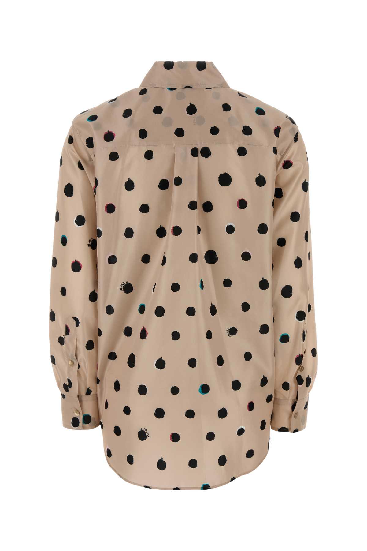 Fendi Women Printed Taffeta Shirt FENDI